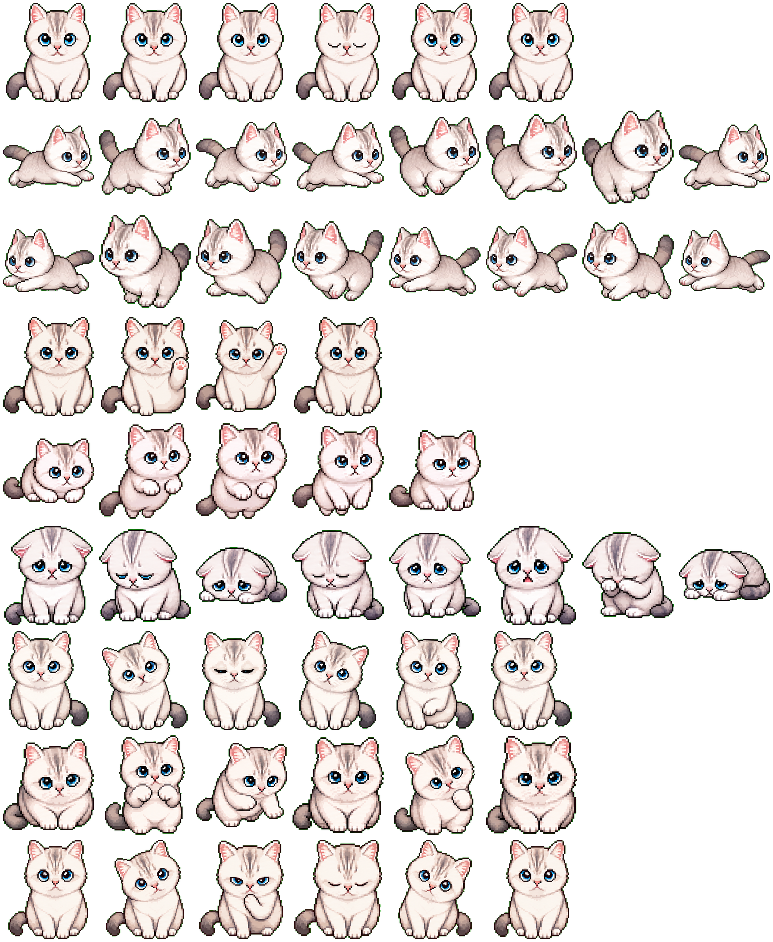 楚楚 spritesheet preview