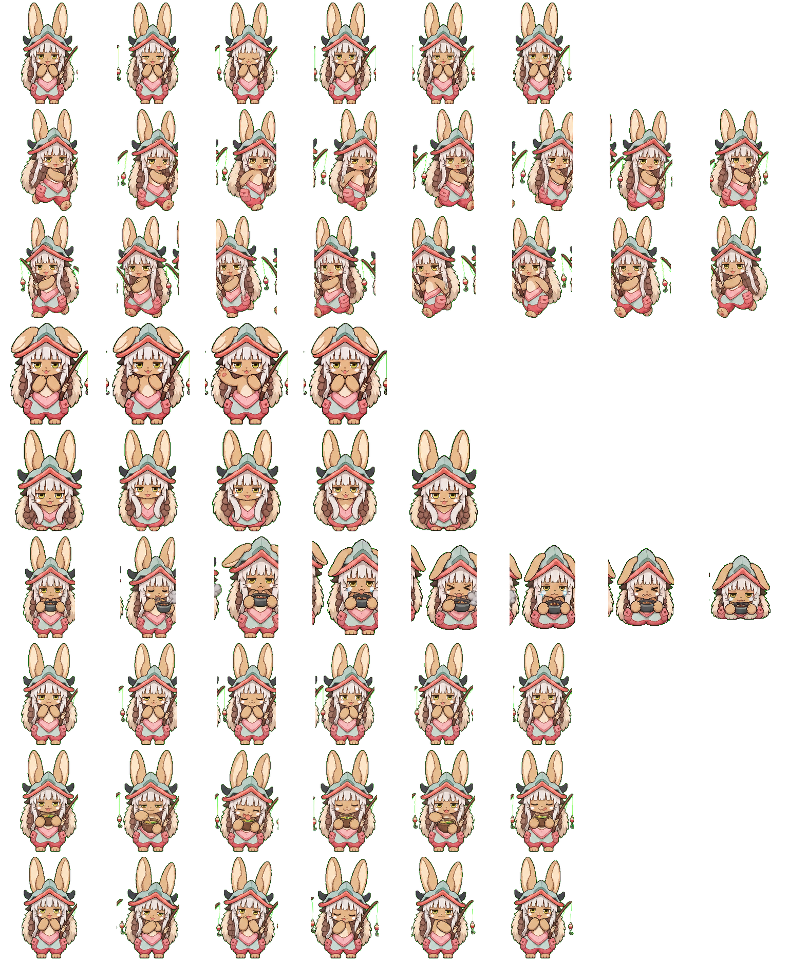 Nanachi Codex Pet アニメーションデスクトップペットのプレビュー