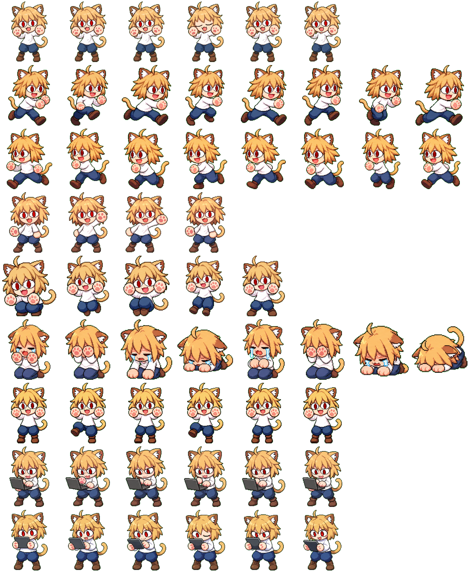 猫姬 spritesheet preview