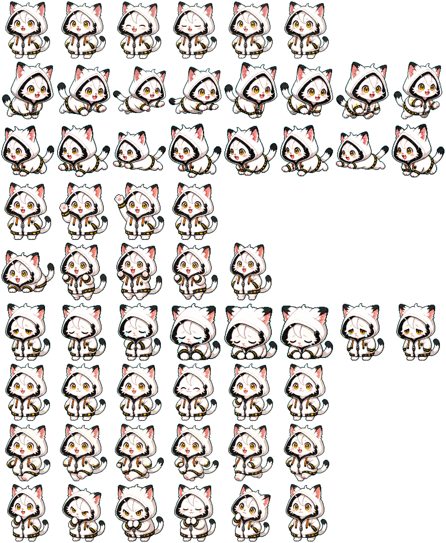 ネコチャン spritesheet preview