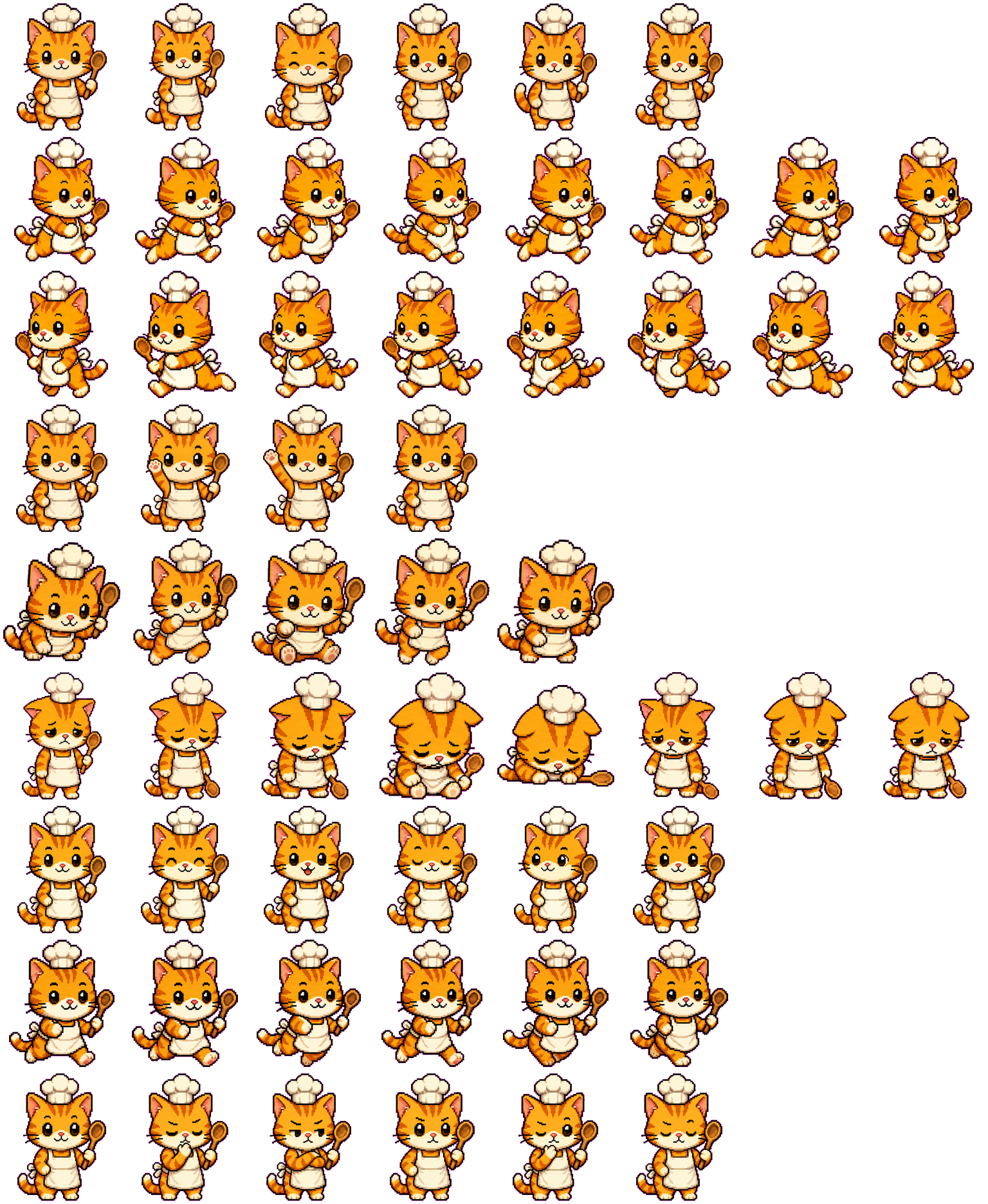Nekomaru spritesheet preview