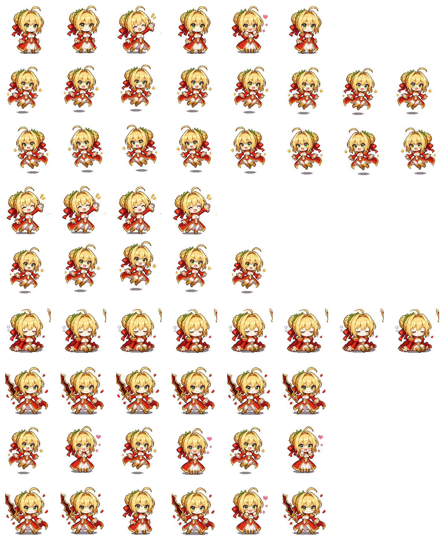 Nero Claudius spritesheet preview