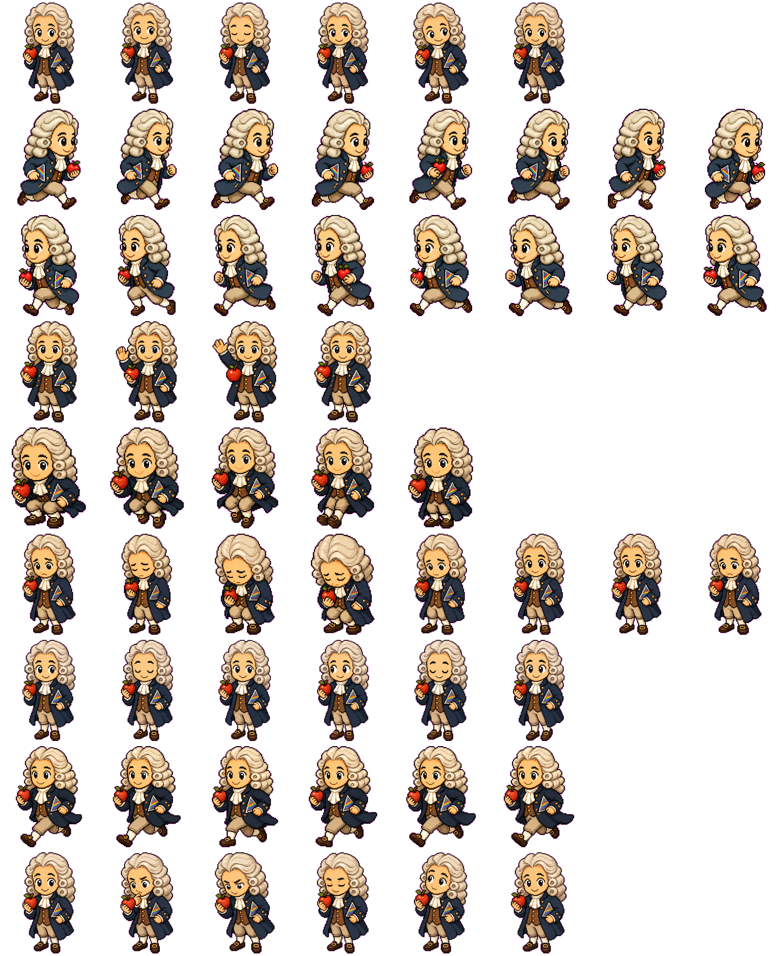 Newton spritesheet preview