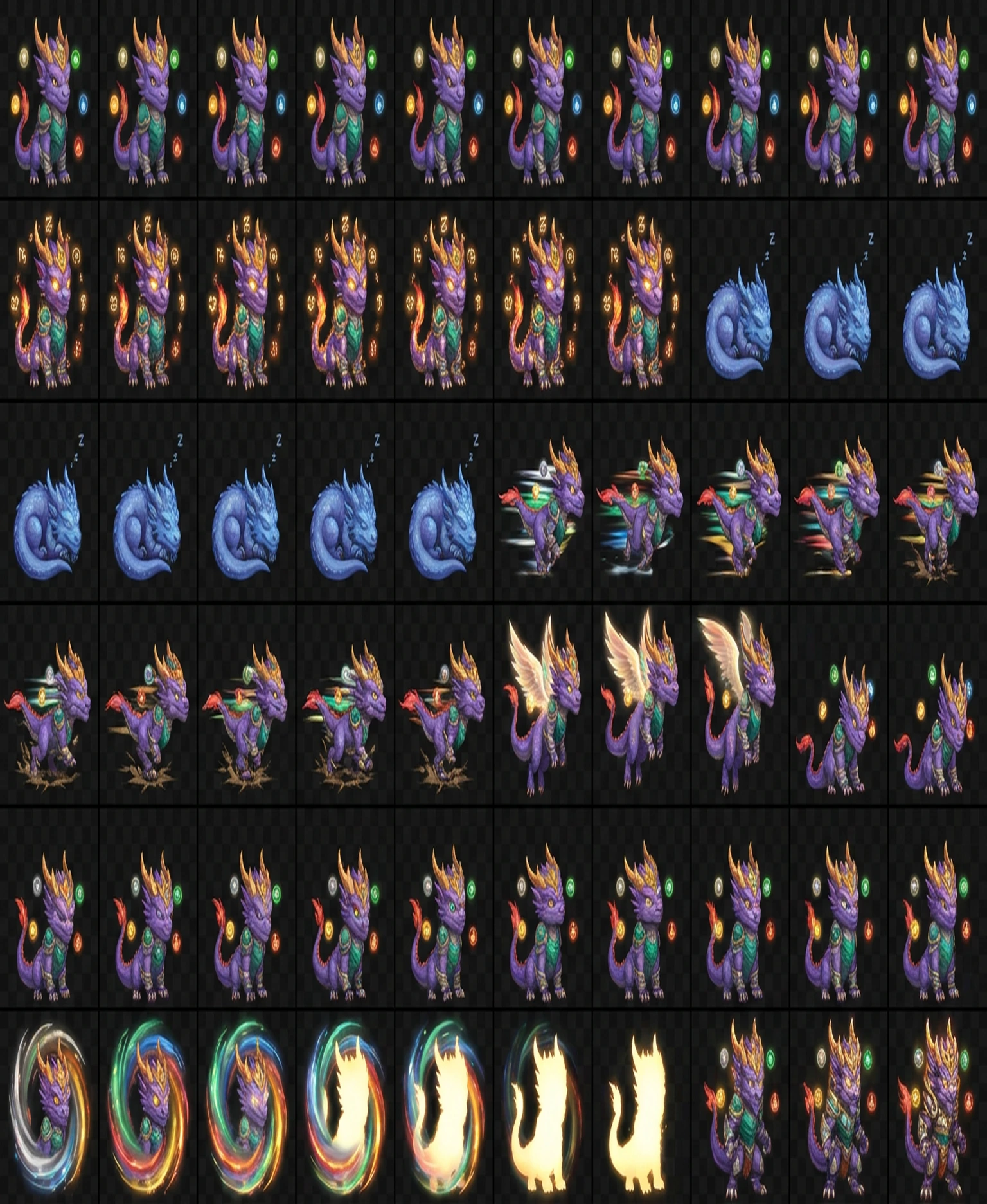 Than Thu spritesheet preview