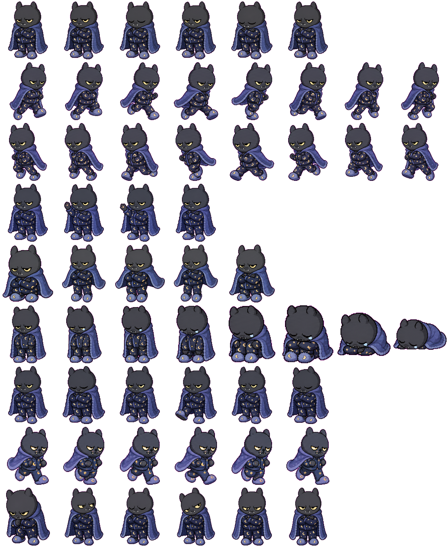 Nightcap spritesheet preview
