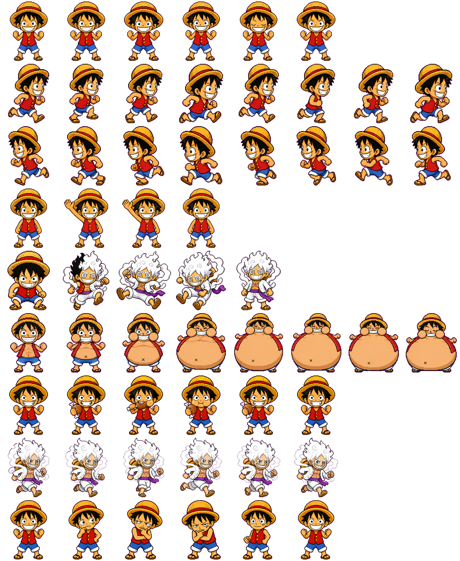Nika spritesheet preview