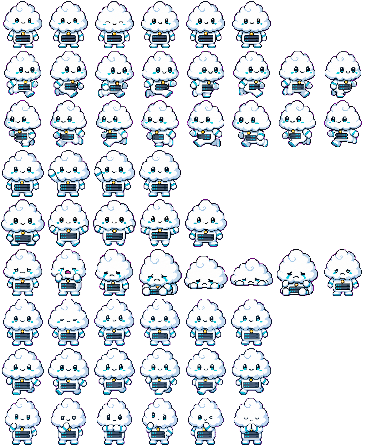 Nimbus Cloud spritesheet preview