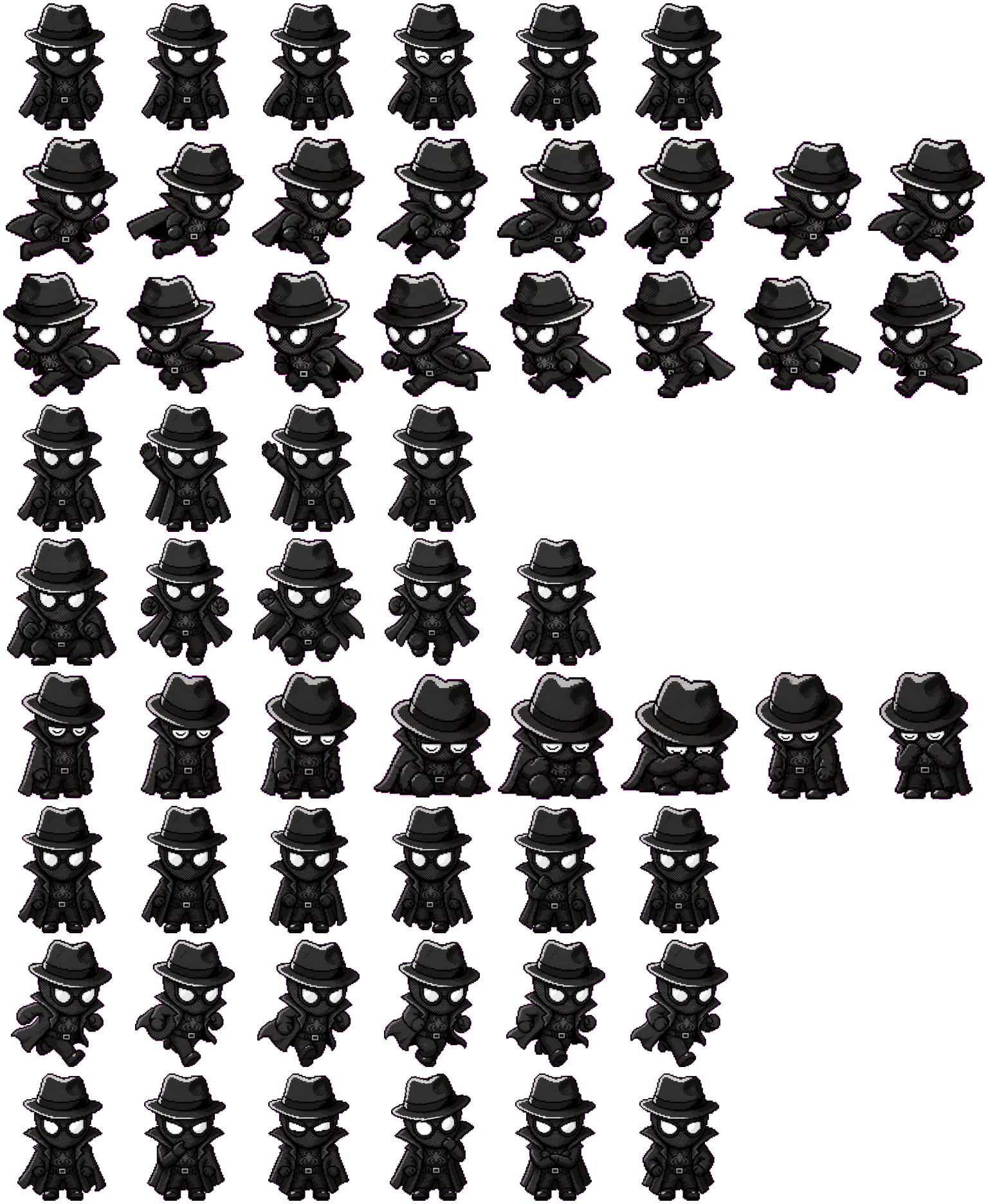 Noir Webling spritesheet preview