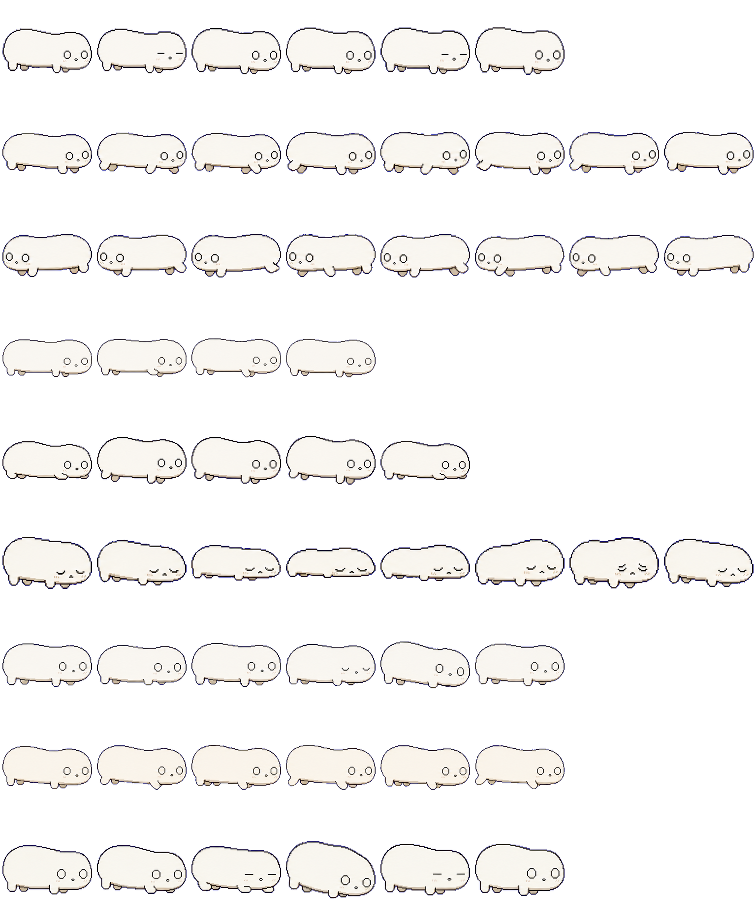 Nuko spritesheet preview