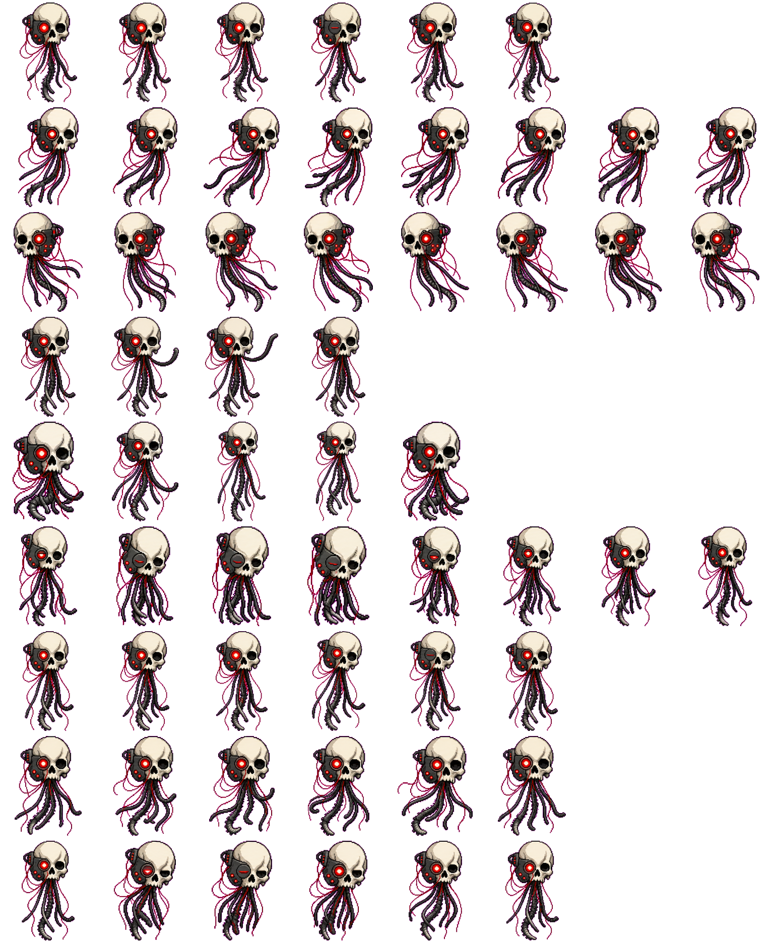Null Wisp spritesheet preview