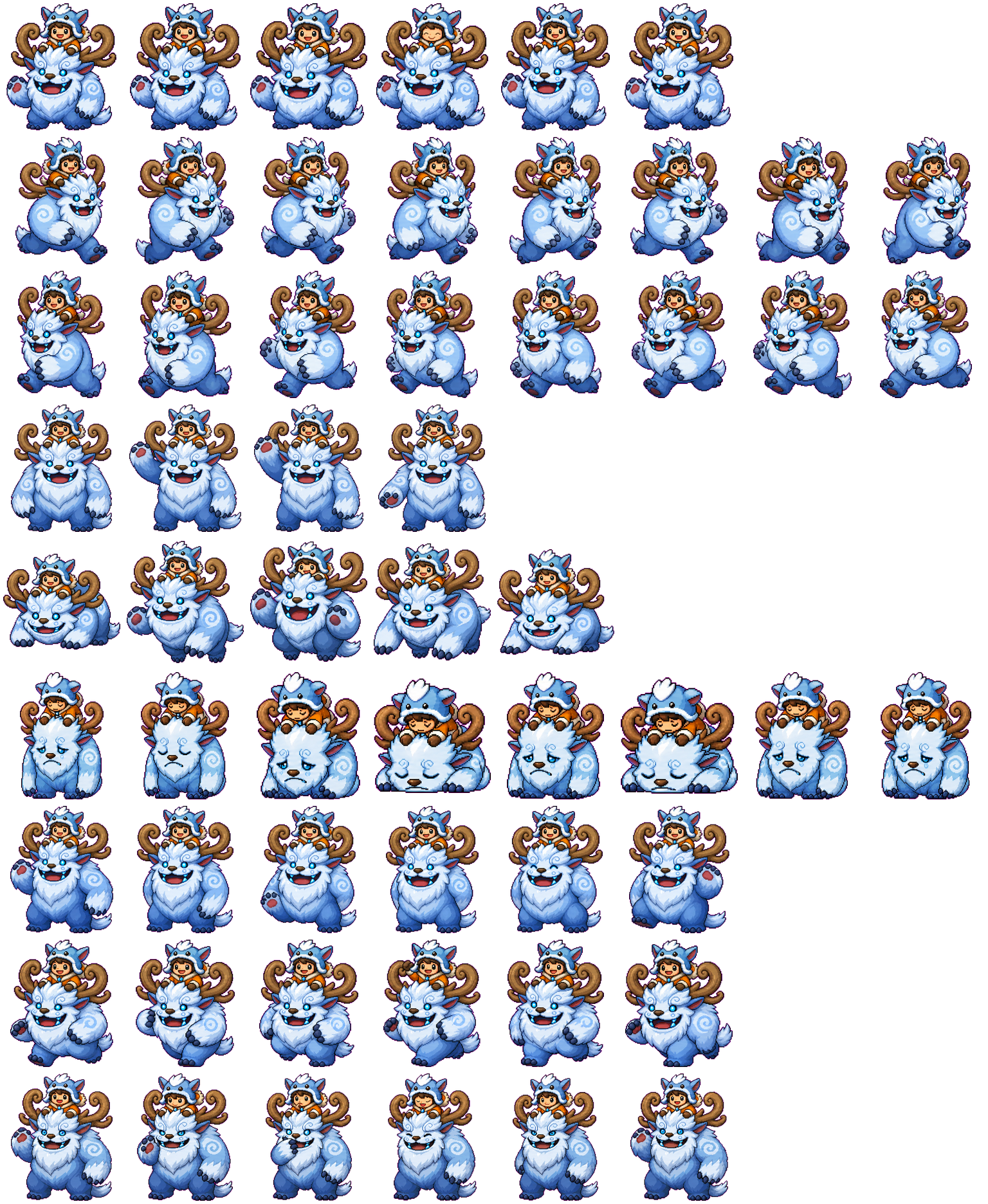 Nunu & Willump spritesheet preview