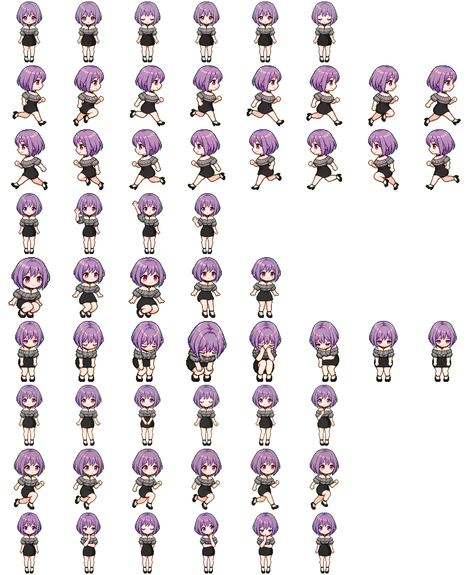 Nyamu spritesheet preview