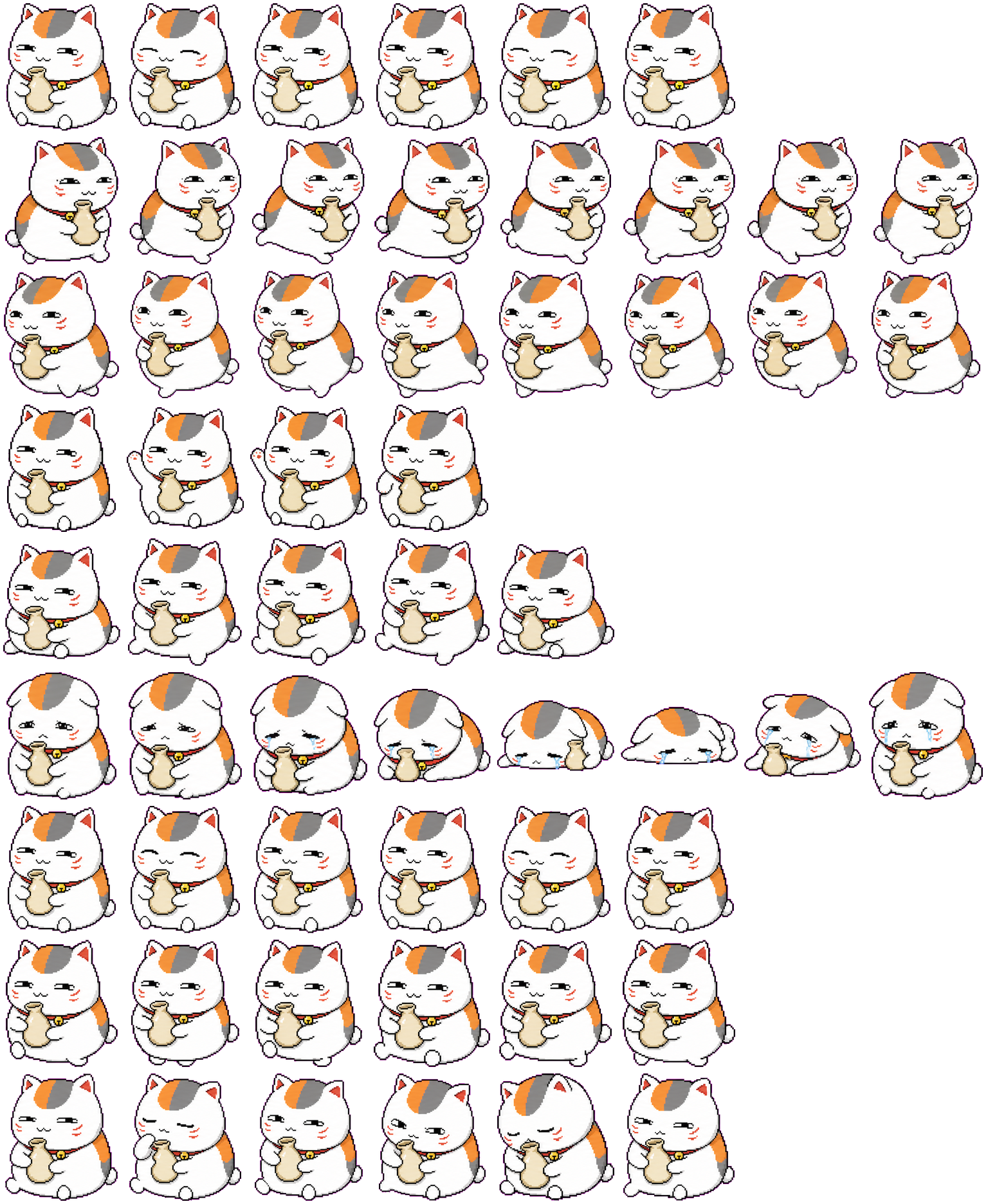 猫咪老师 spritesheet preview