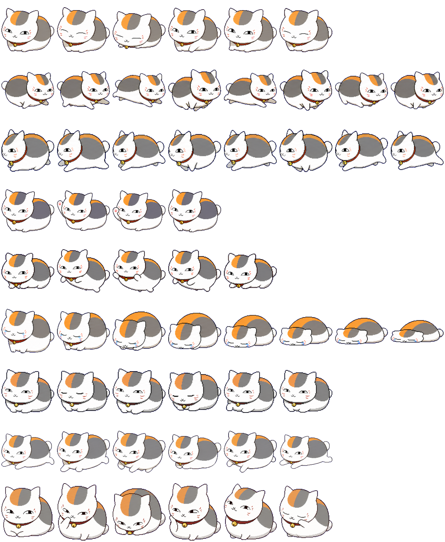 Nyanko spritesheet preview