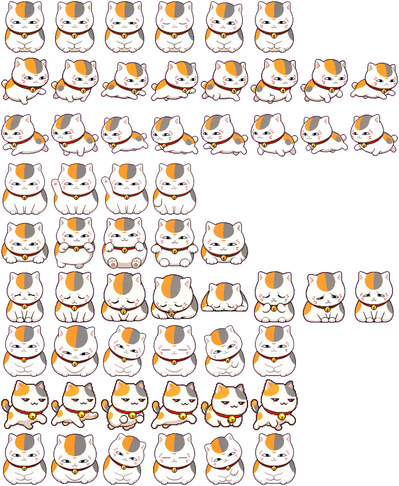 Nyanko spritesheet preview