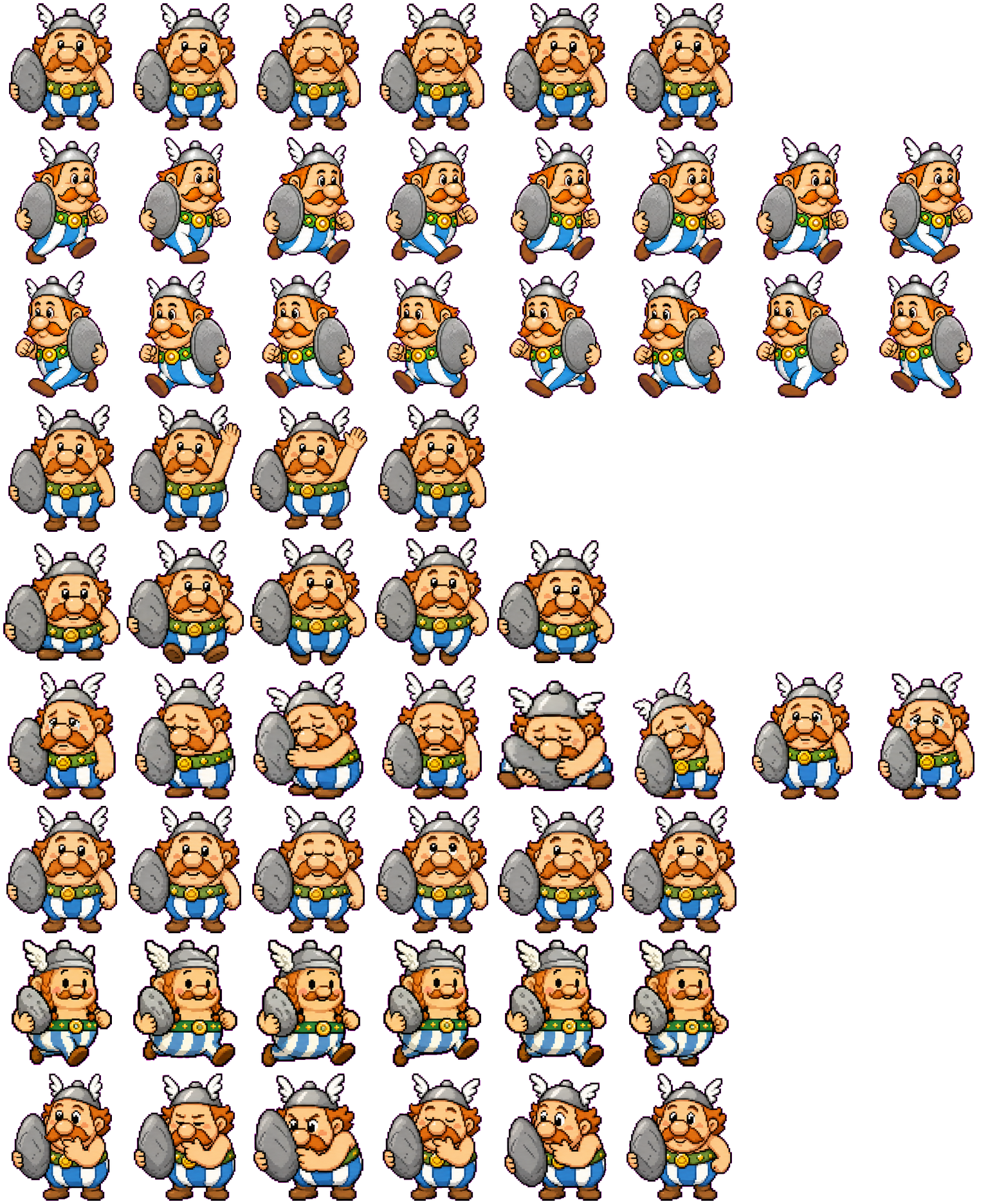 Obelix spritesheet preview