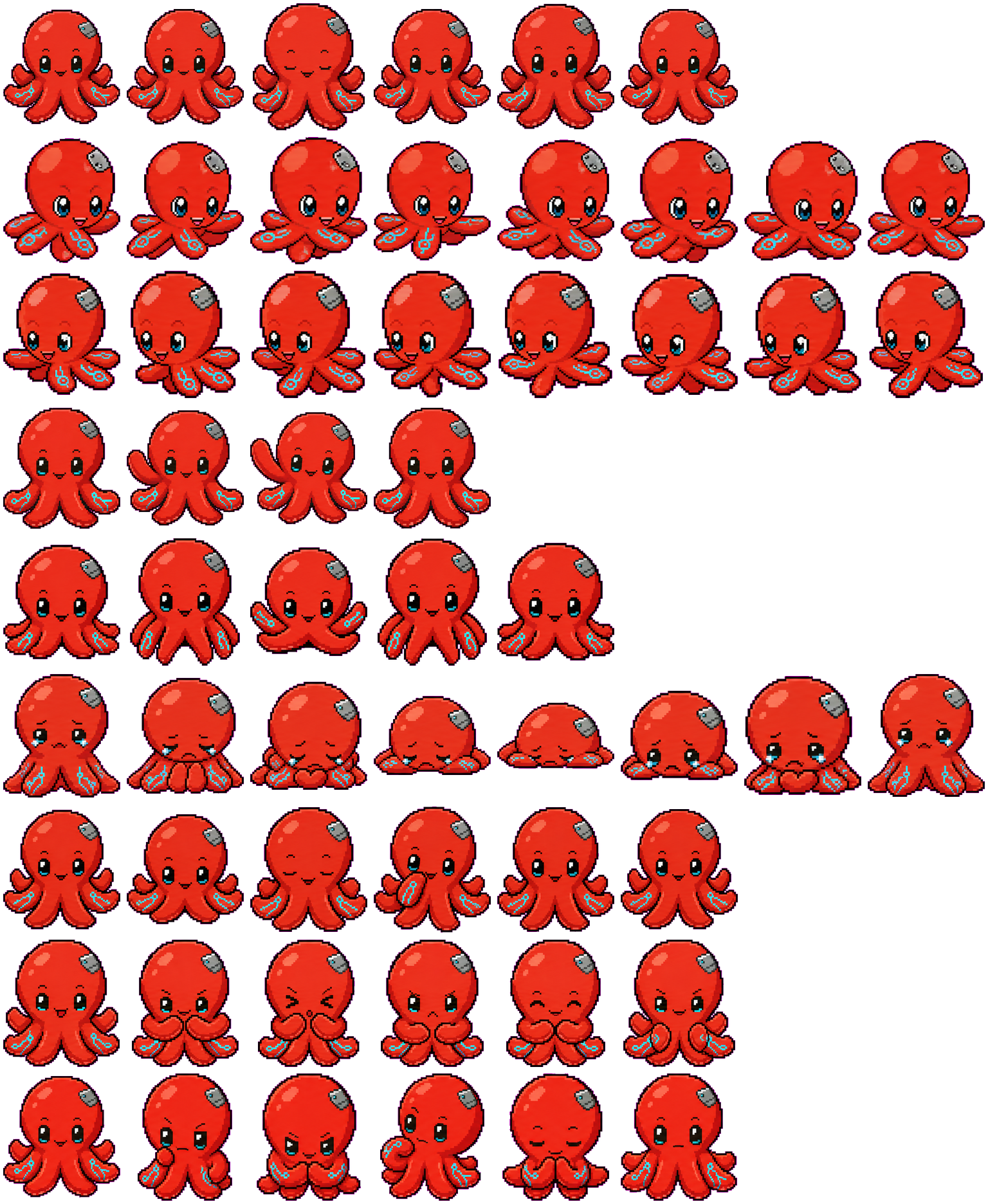 Octobyte spritesheet preview