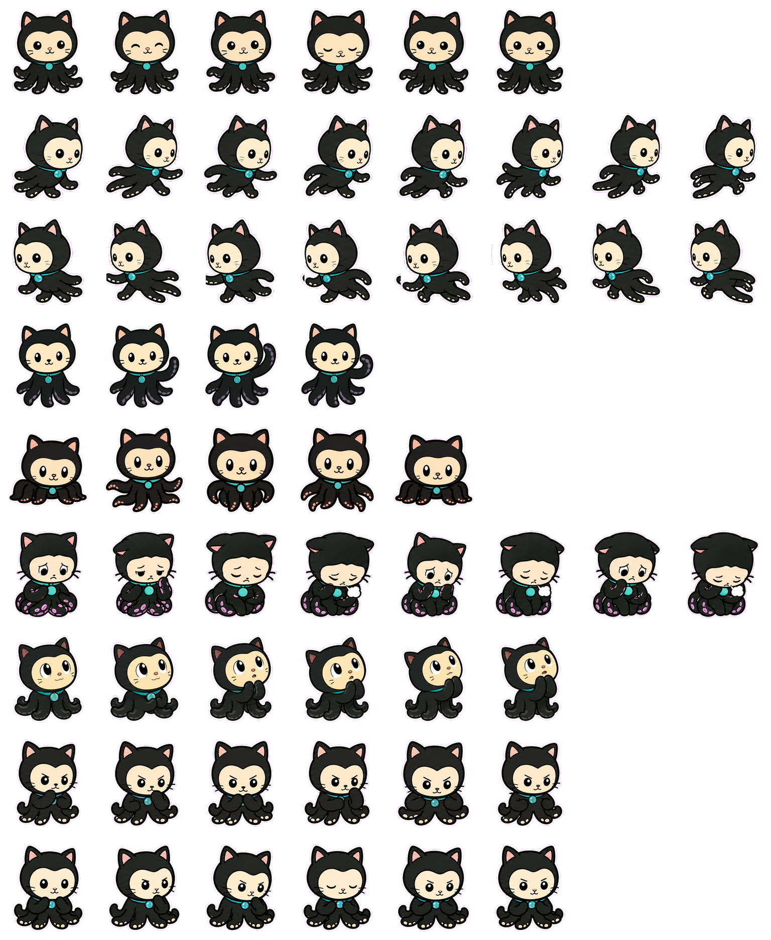 Octocat Codex Pet アニメーションデスクトップペットのプレビュー