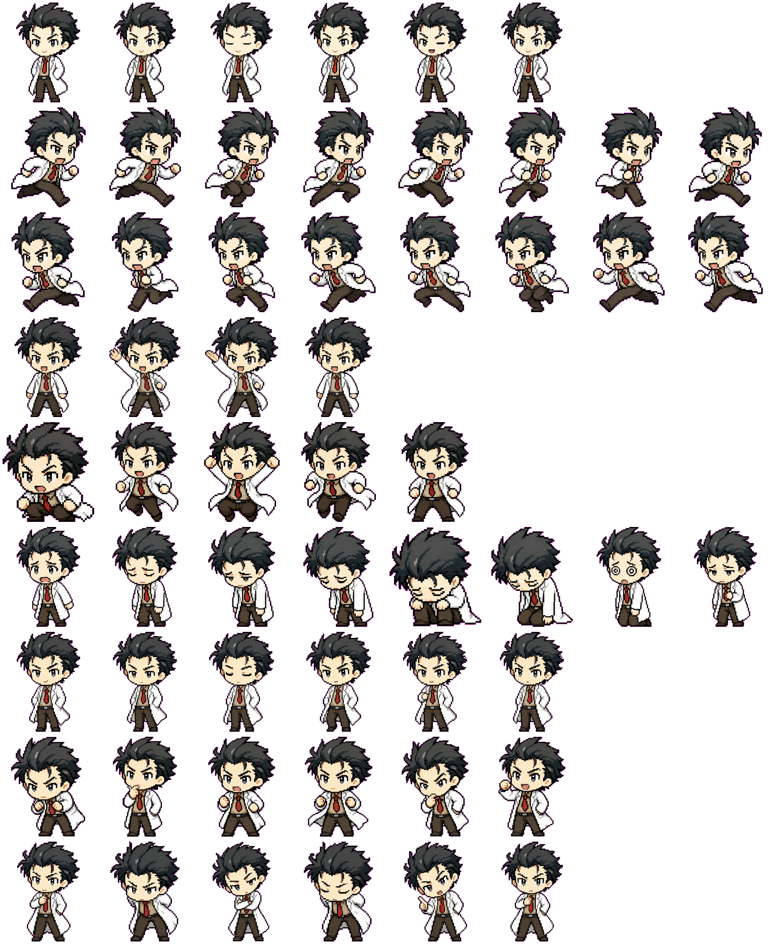 Okabe spritesheet preview
