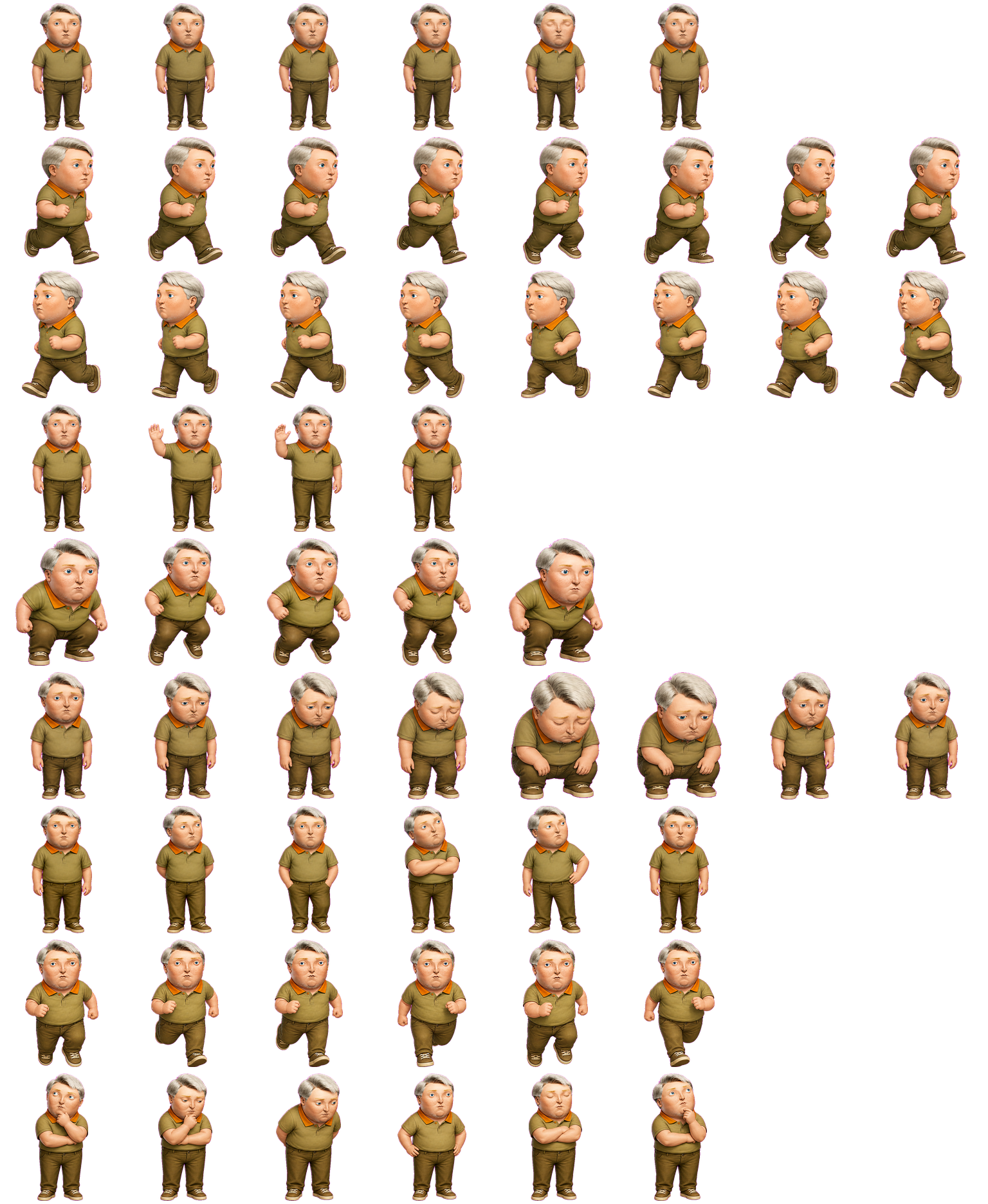 Ollie spritesheet preview