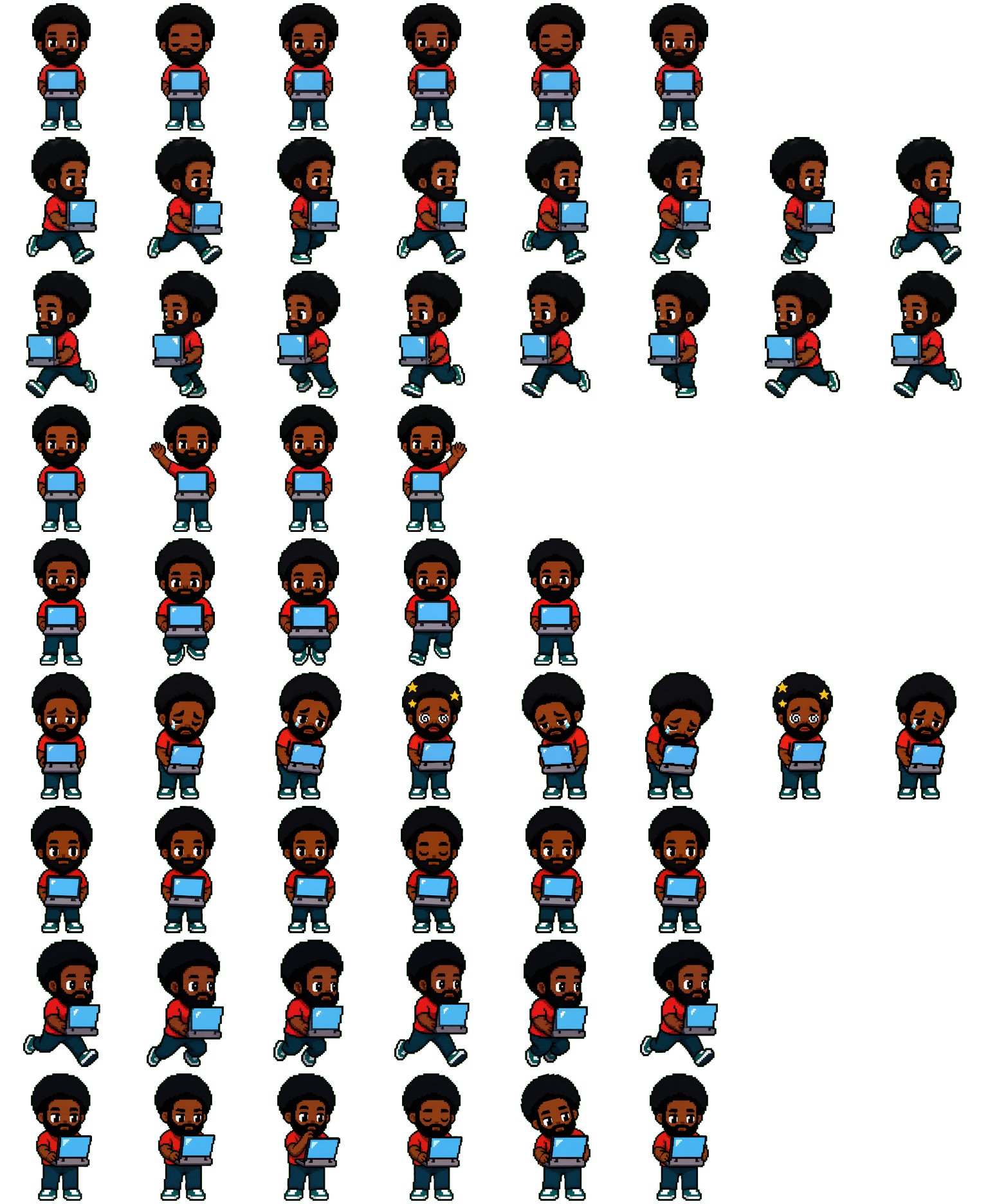 Omar spritesheet preview