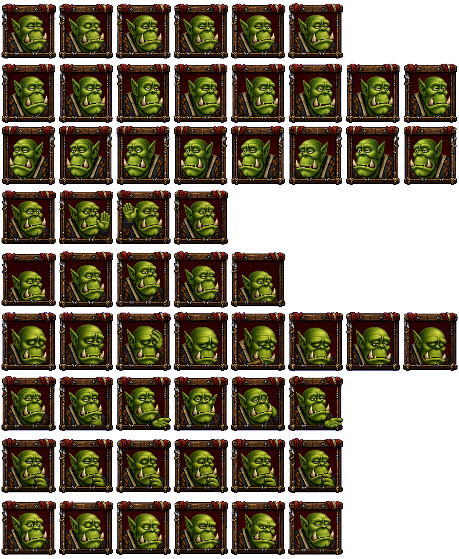 Orc Peon v2 Codex Pet アニメーションデスクトップペットのプレビュー
