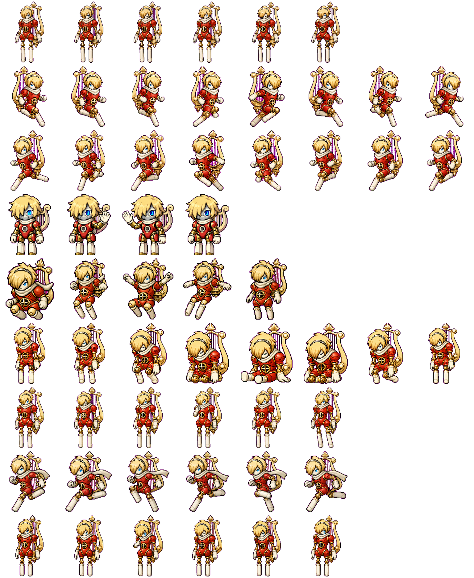 Orpheus Telos spritesheet preview