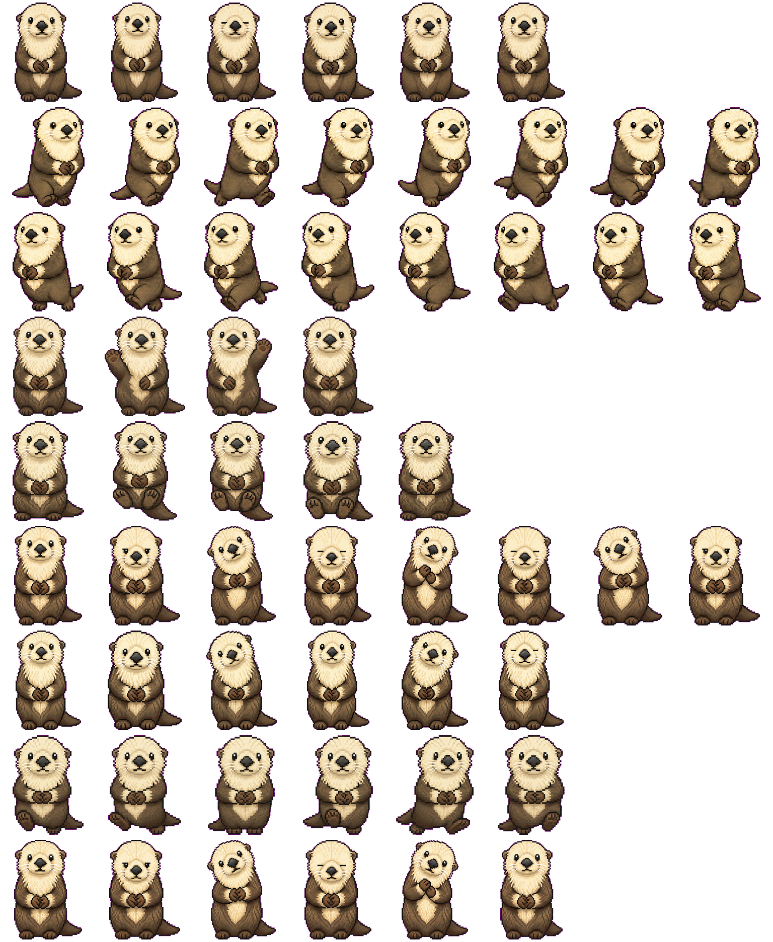 Otto spritesheet preview