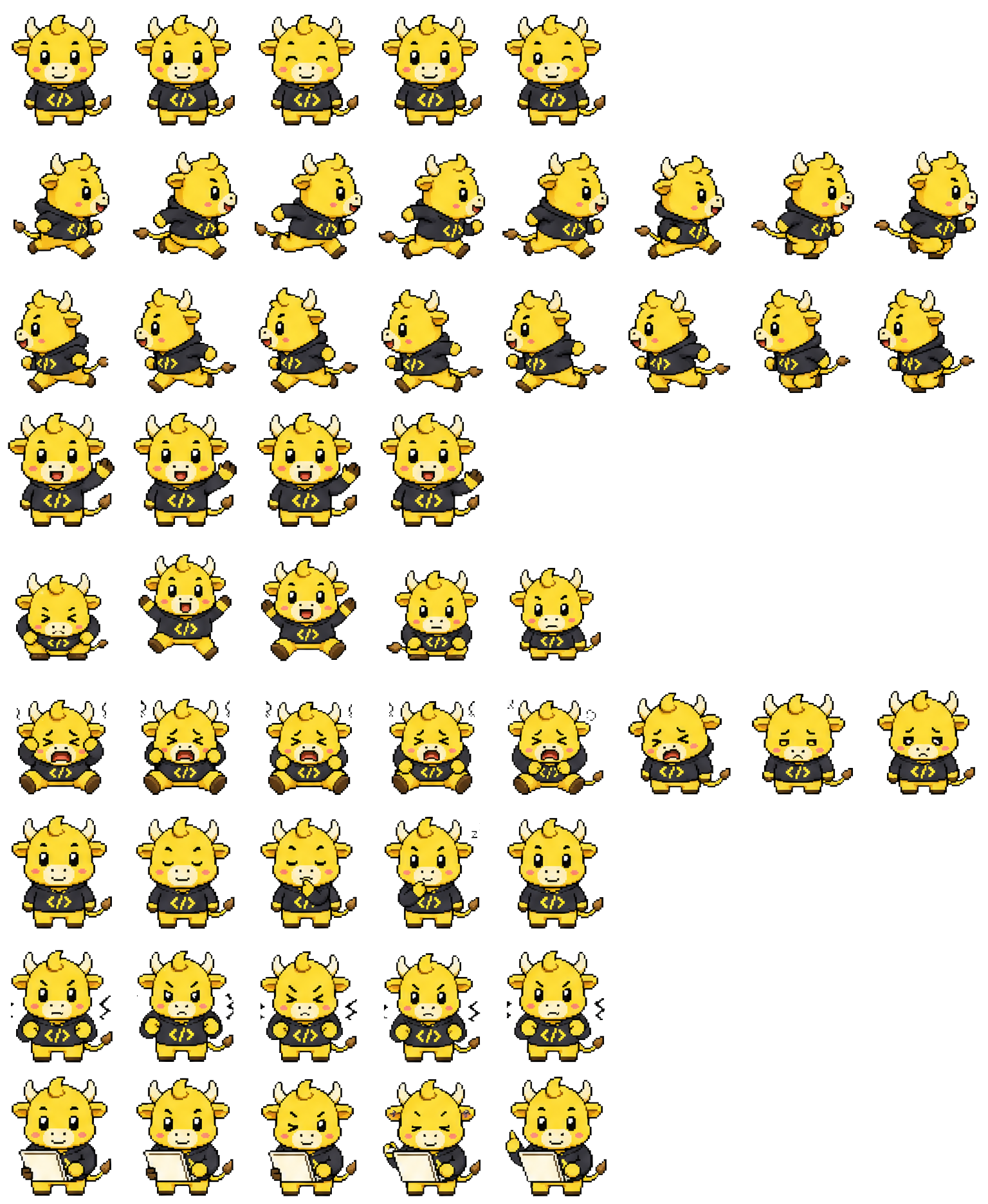 ox spritesheet preview