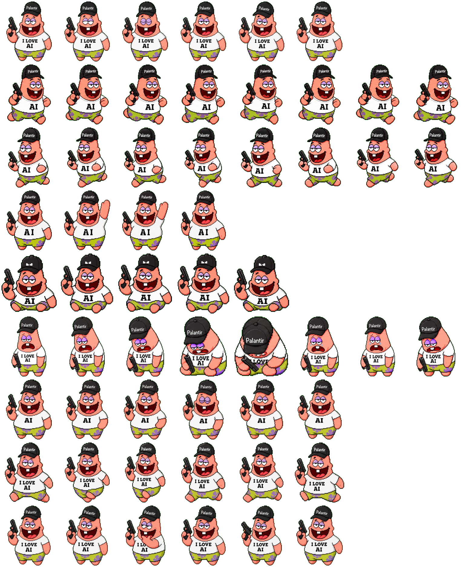 Palantir Patrick spritesheet preview