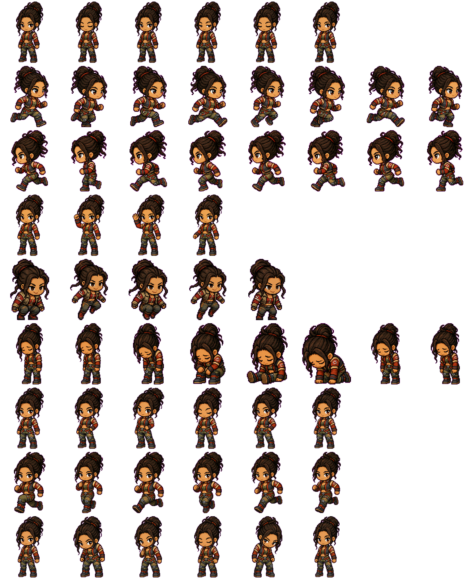 Panam spritesheet preview