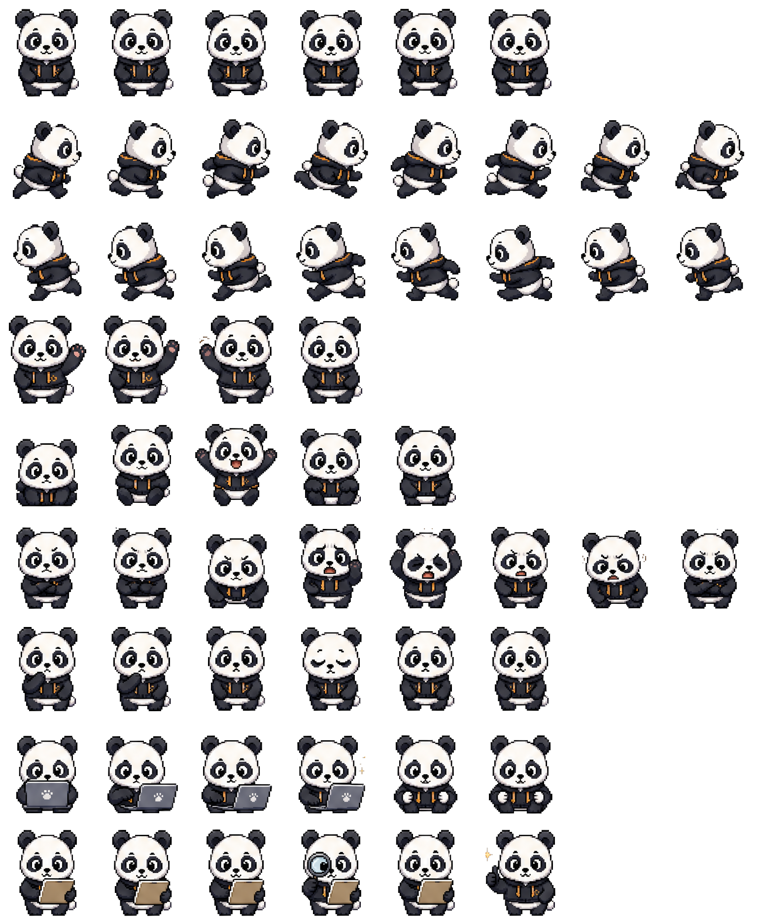 panda spritesheet preview