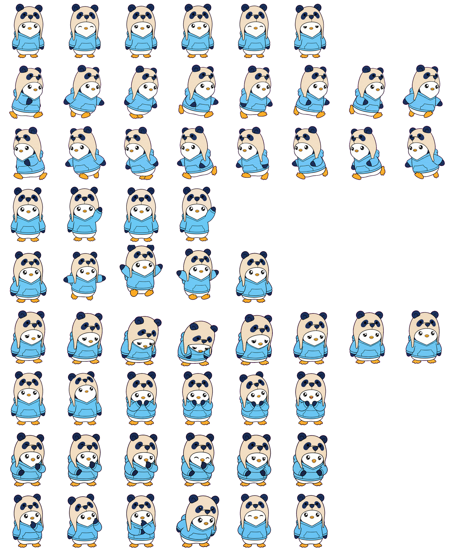 Panda Penguin Codex Pet アニメーションデスクトップペットのプレビュー