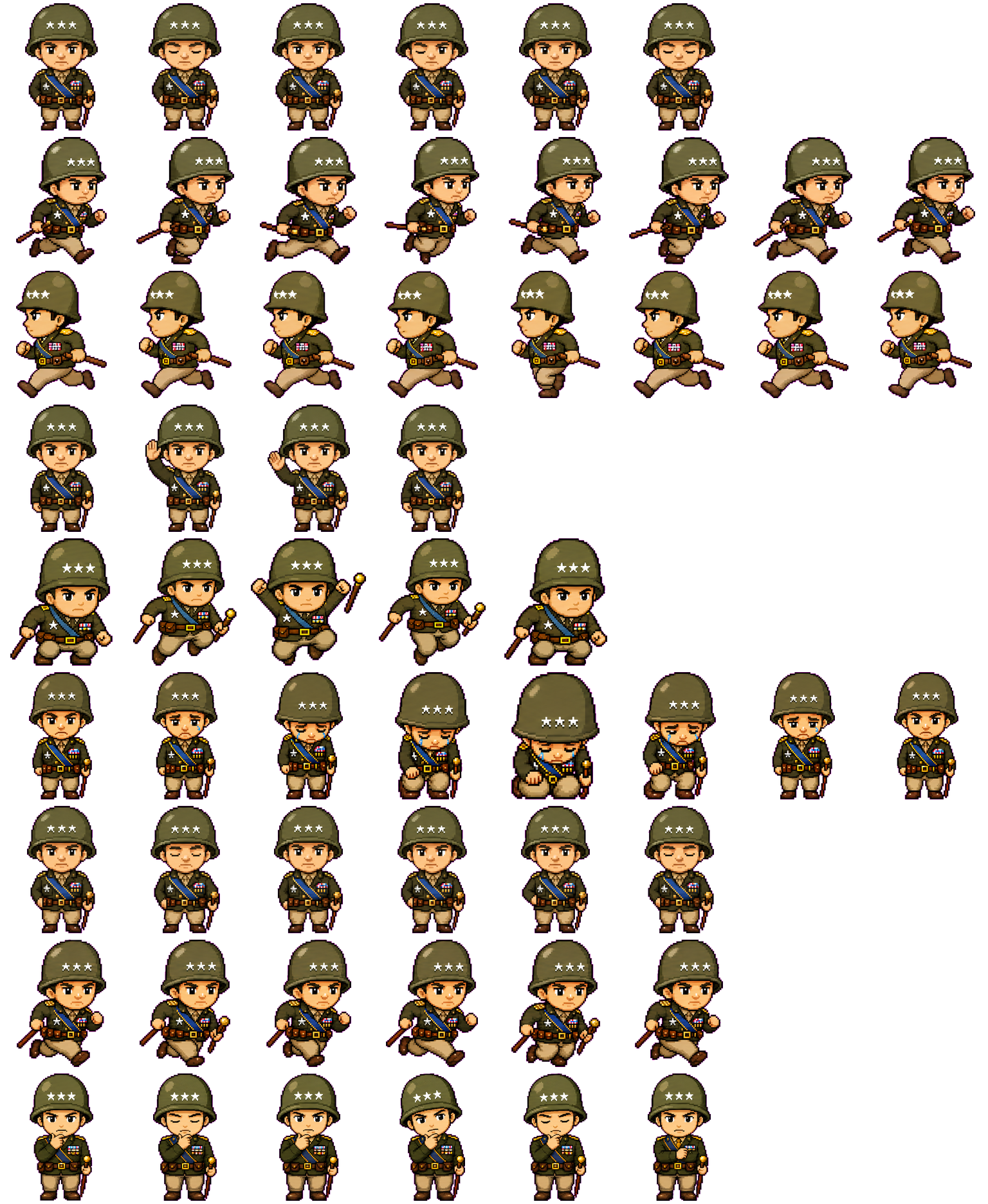 Patton spritesheet preview