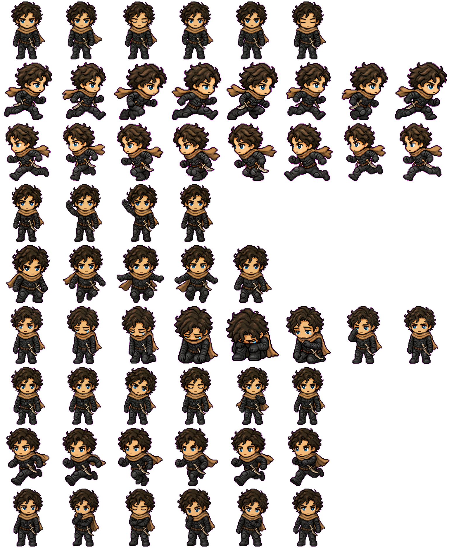 Paul spritesheet preview