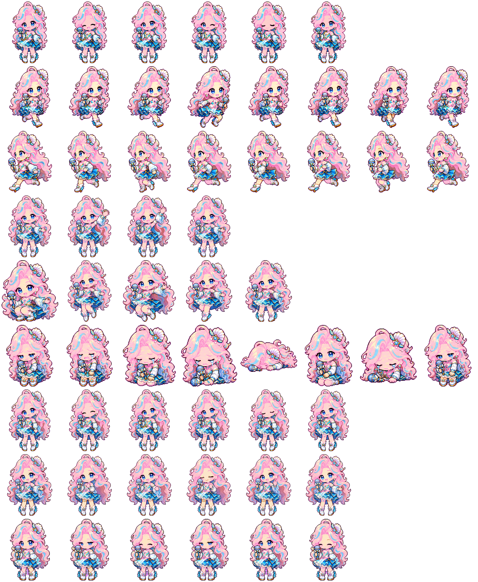 萨勒芬妮Q版（粉色） Codex Pet 动态桌面宠物预览图