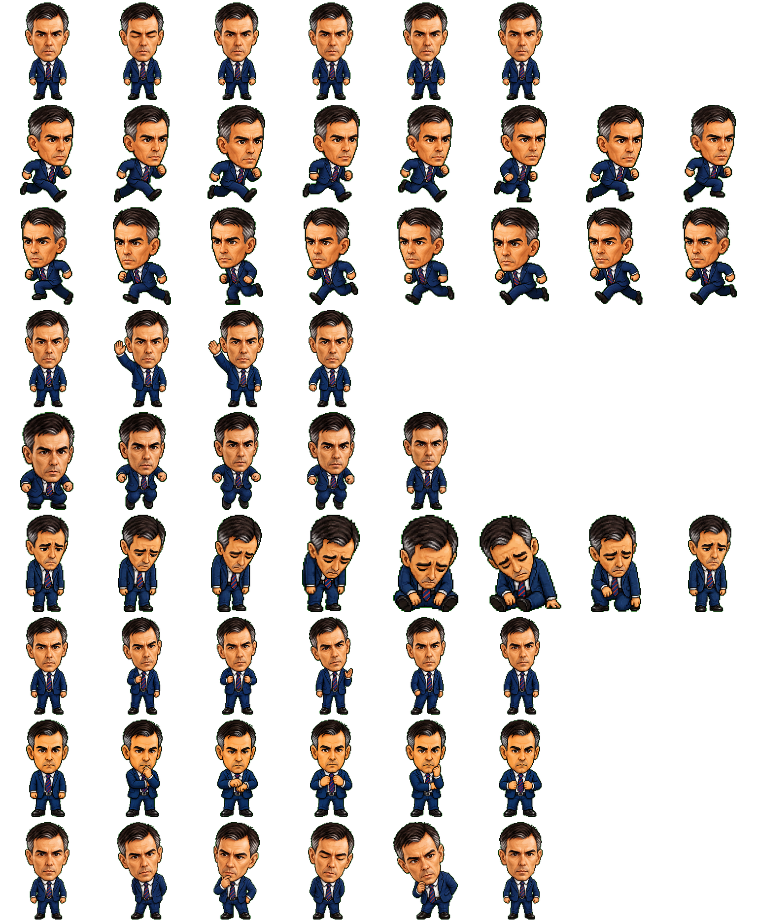 Pedro spritesheet preview