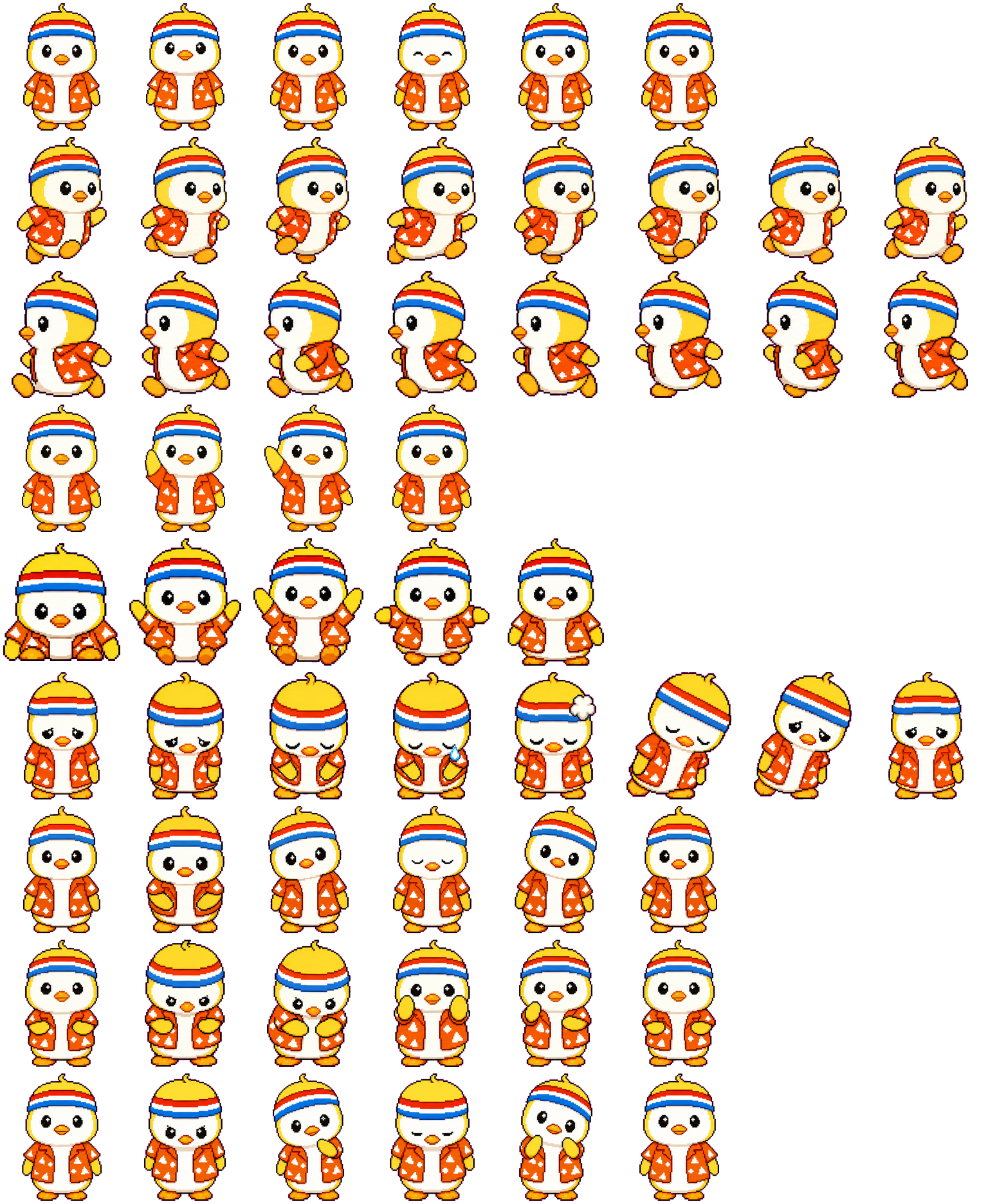 PENGU spritesheet preview