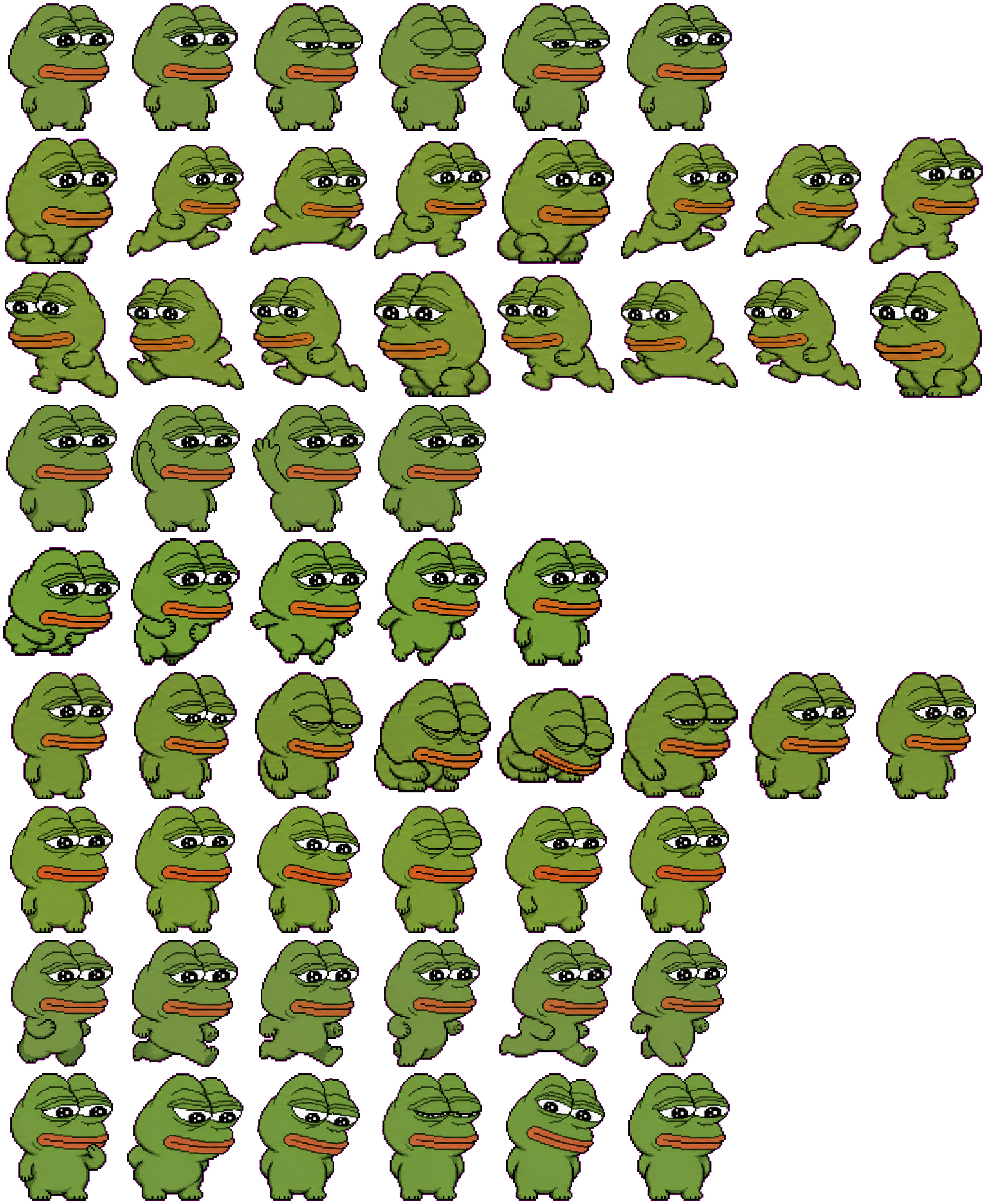 Pepe spritesheet preview
