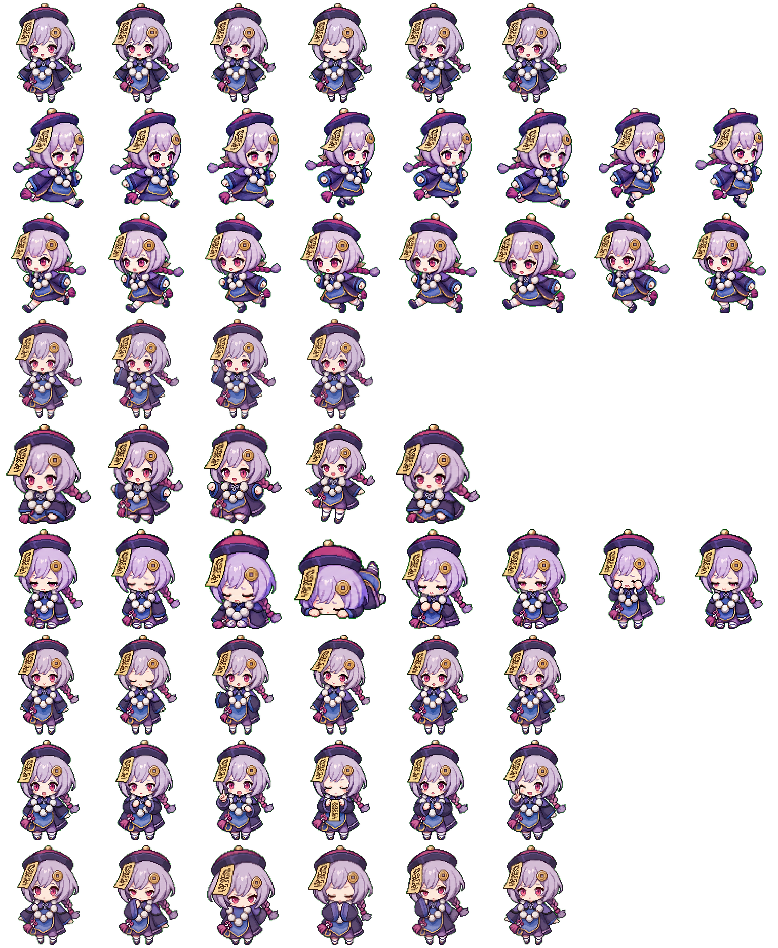 七七 spritesheet preview