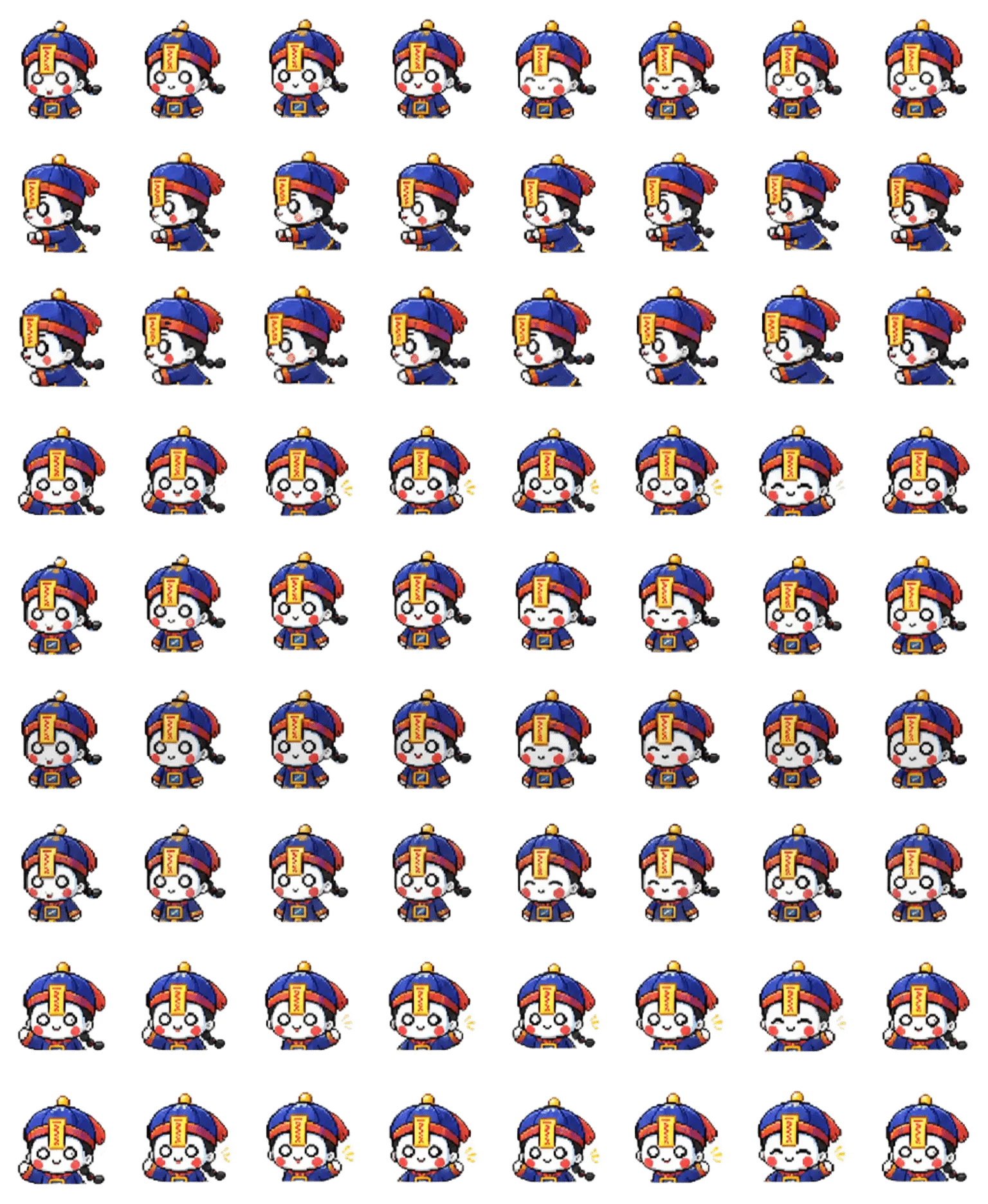 小僵尸 spritesheet preview