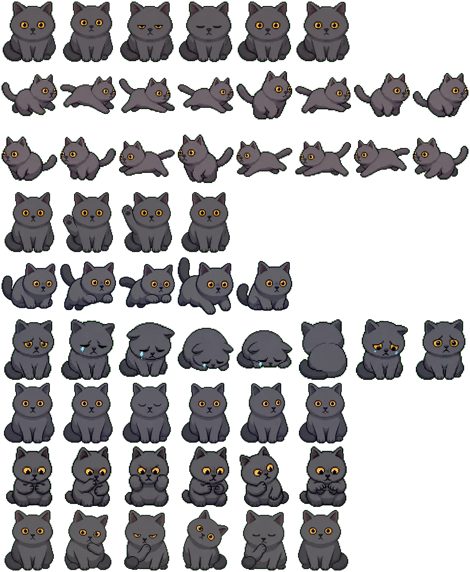 黑米 spritesheet preview