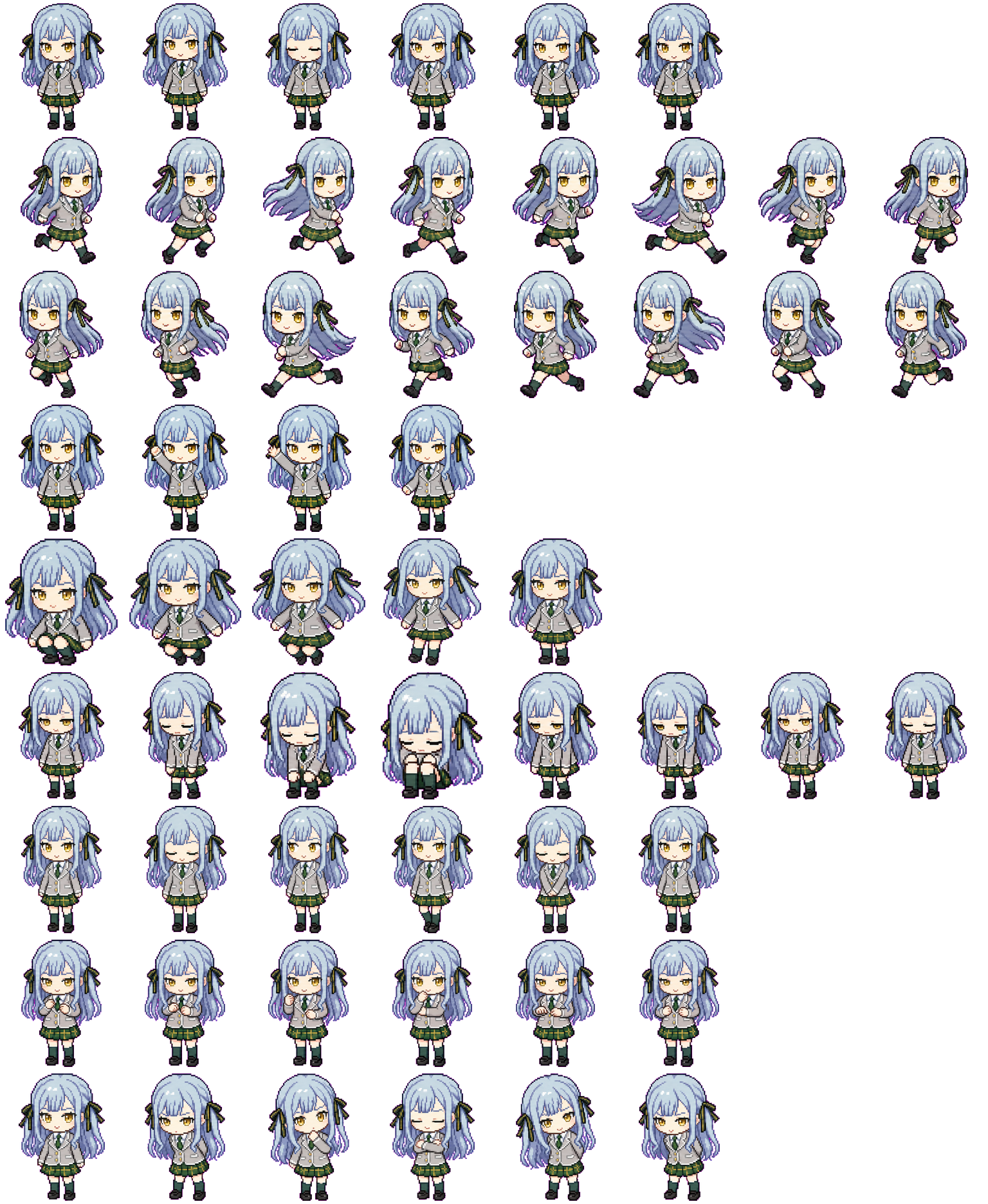 Sakiko spritesheet preview