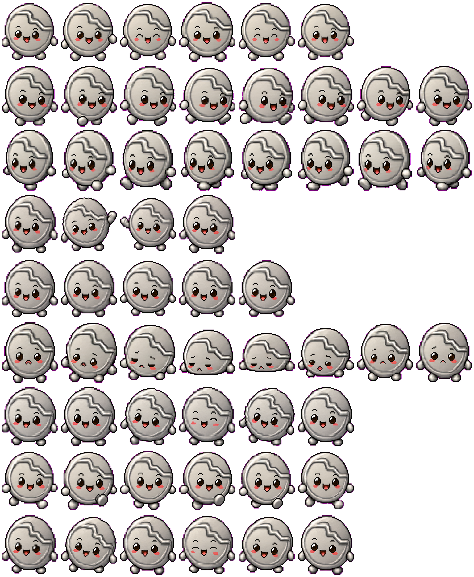 Pewter Label Runner animated desktop pet preview for Codex Pet
