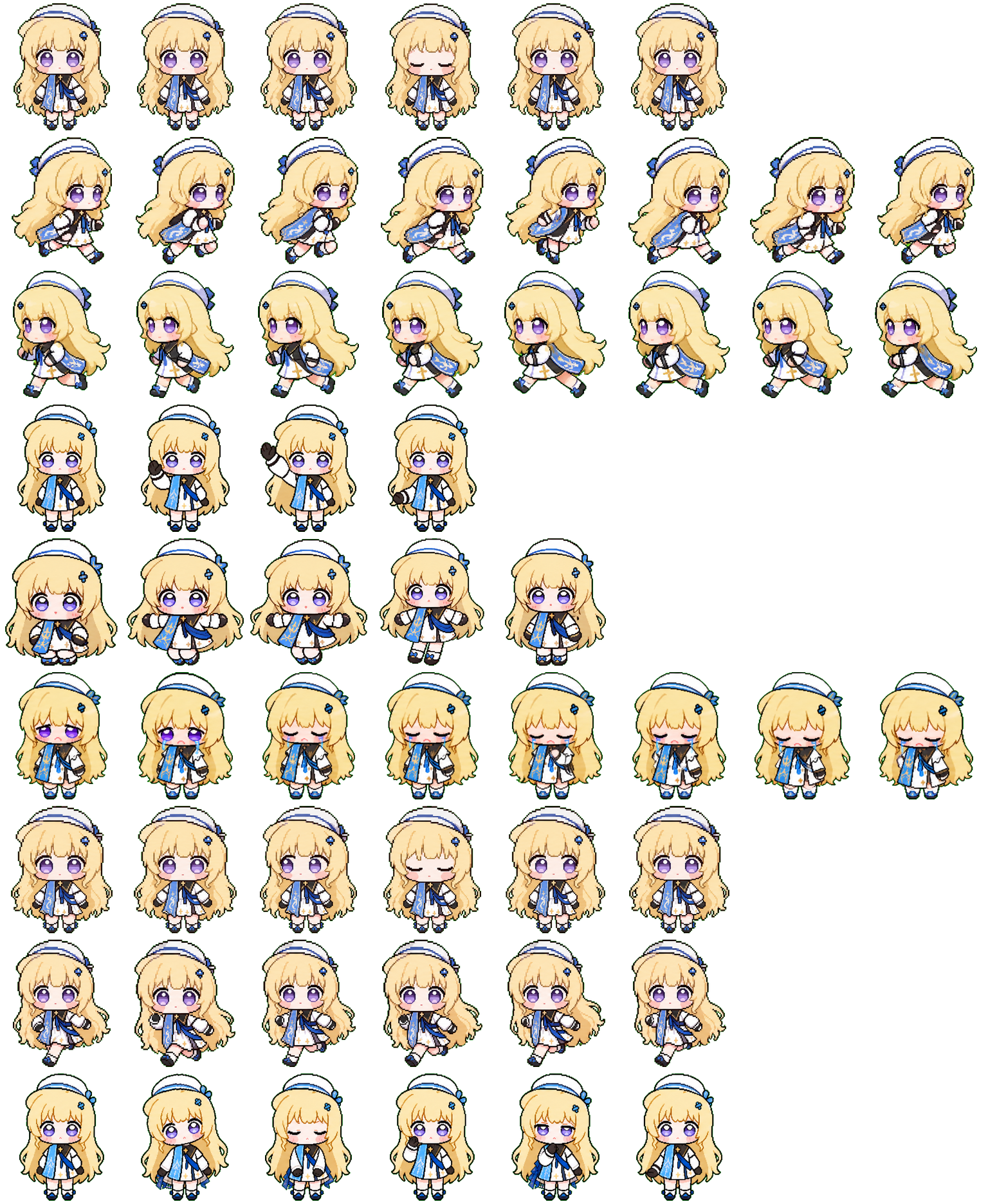 Phoebe / 菲比 spritesheet preview