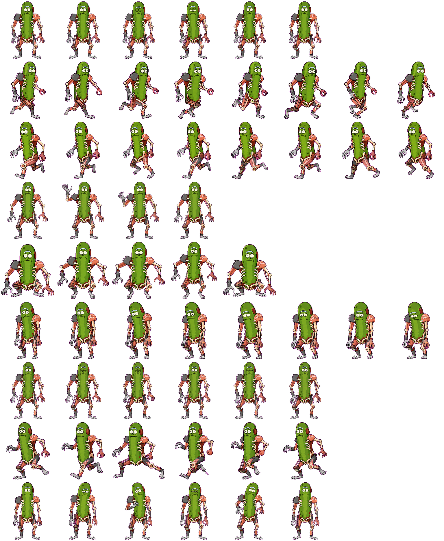 Pickle Mech Codex Pet アニメーションデスクトップペットのプレビュー