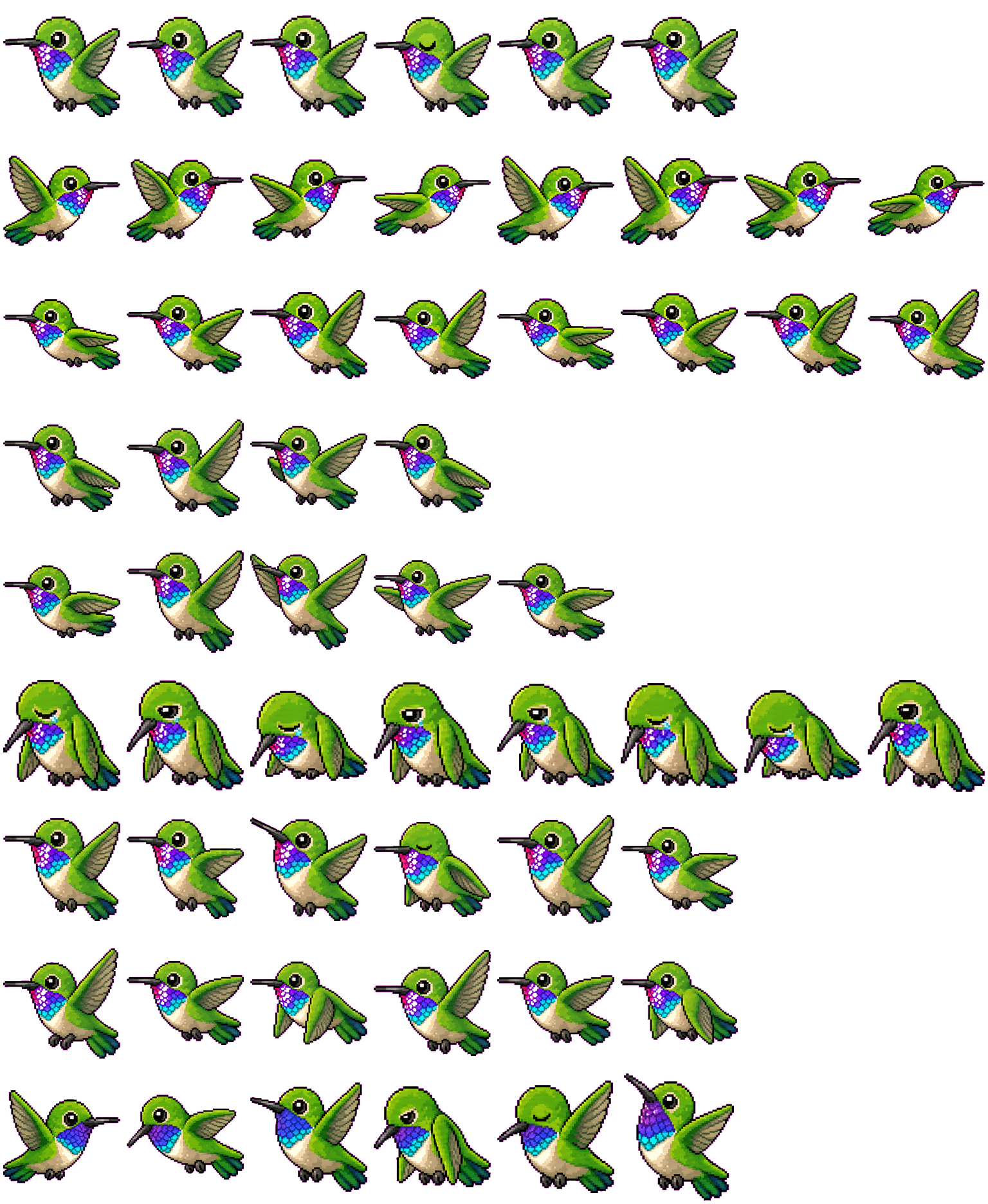 Pico spritesheet preview