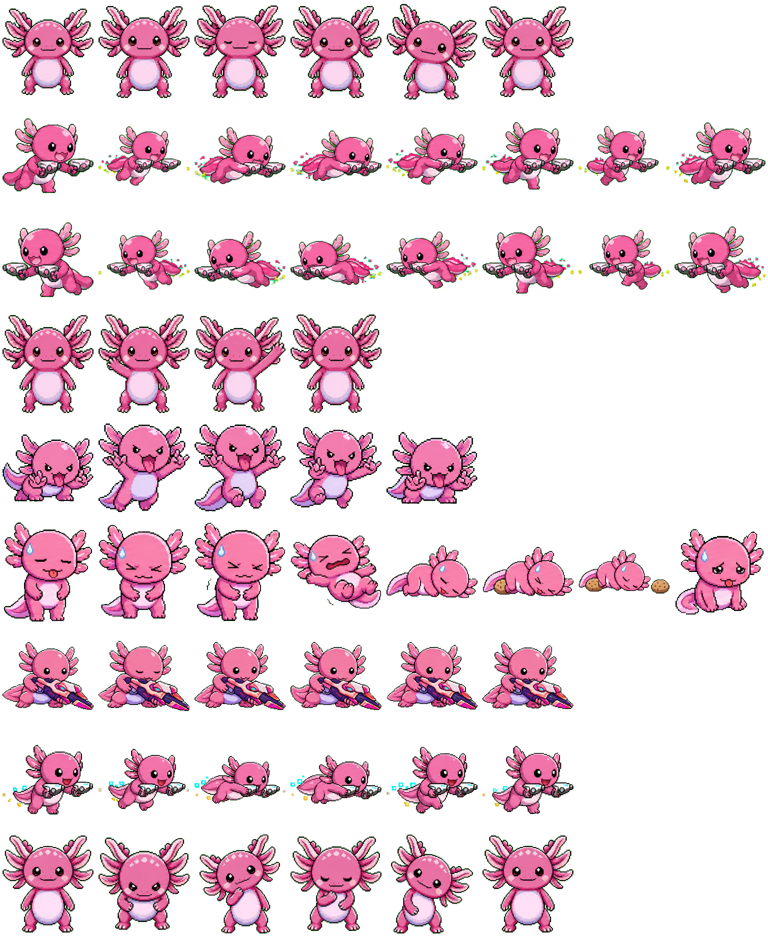 Piko spritesheet preview