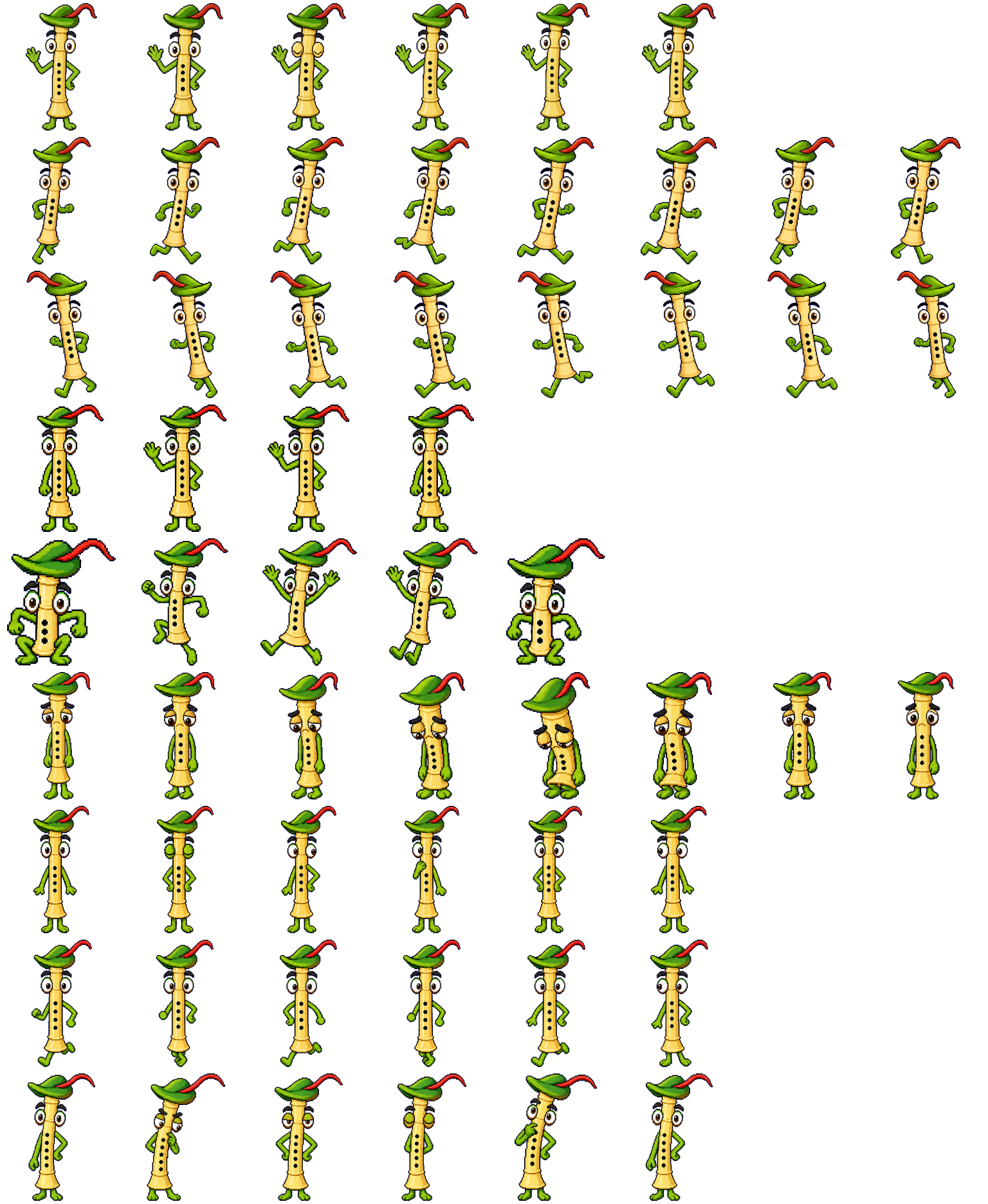 Pipey spritesheet preview