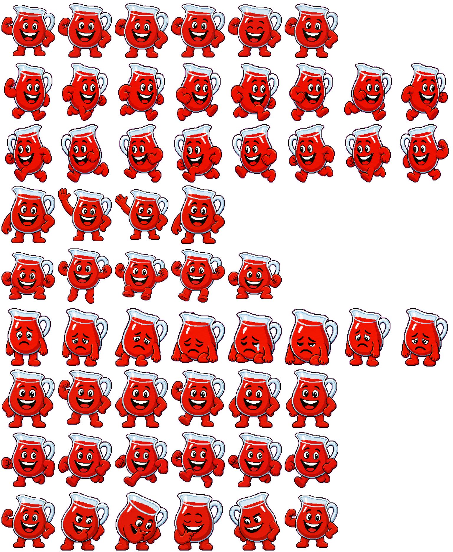 Pitcher Party spritesheet preview